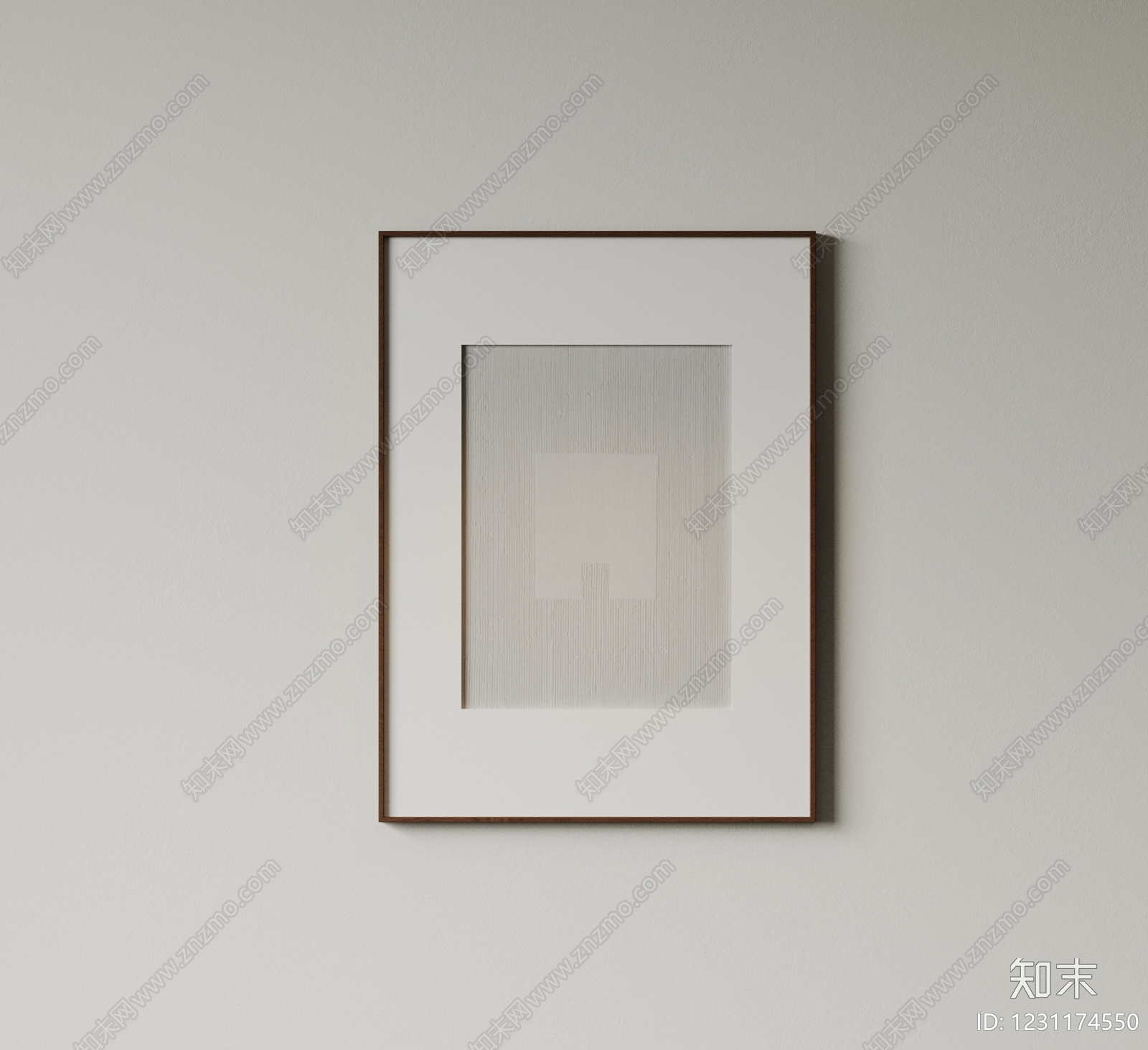 极简抽象挂画3D模型下载【ID:1231174550】