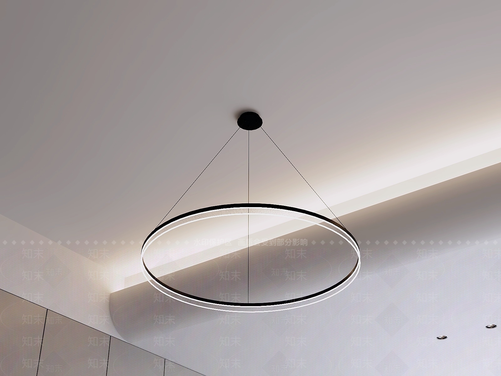 现代简约吊灯3D模型下载【ID:1231182386】