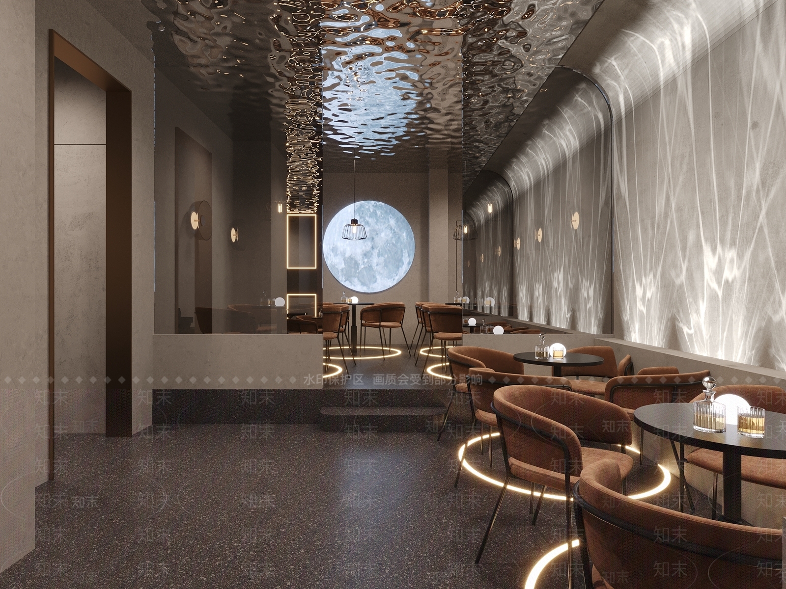 轻奢酒馆3D模型下载【ID:1231184059】