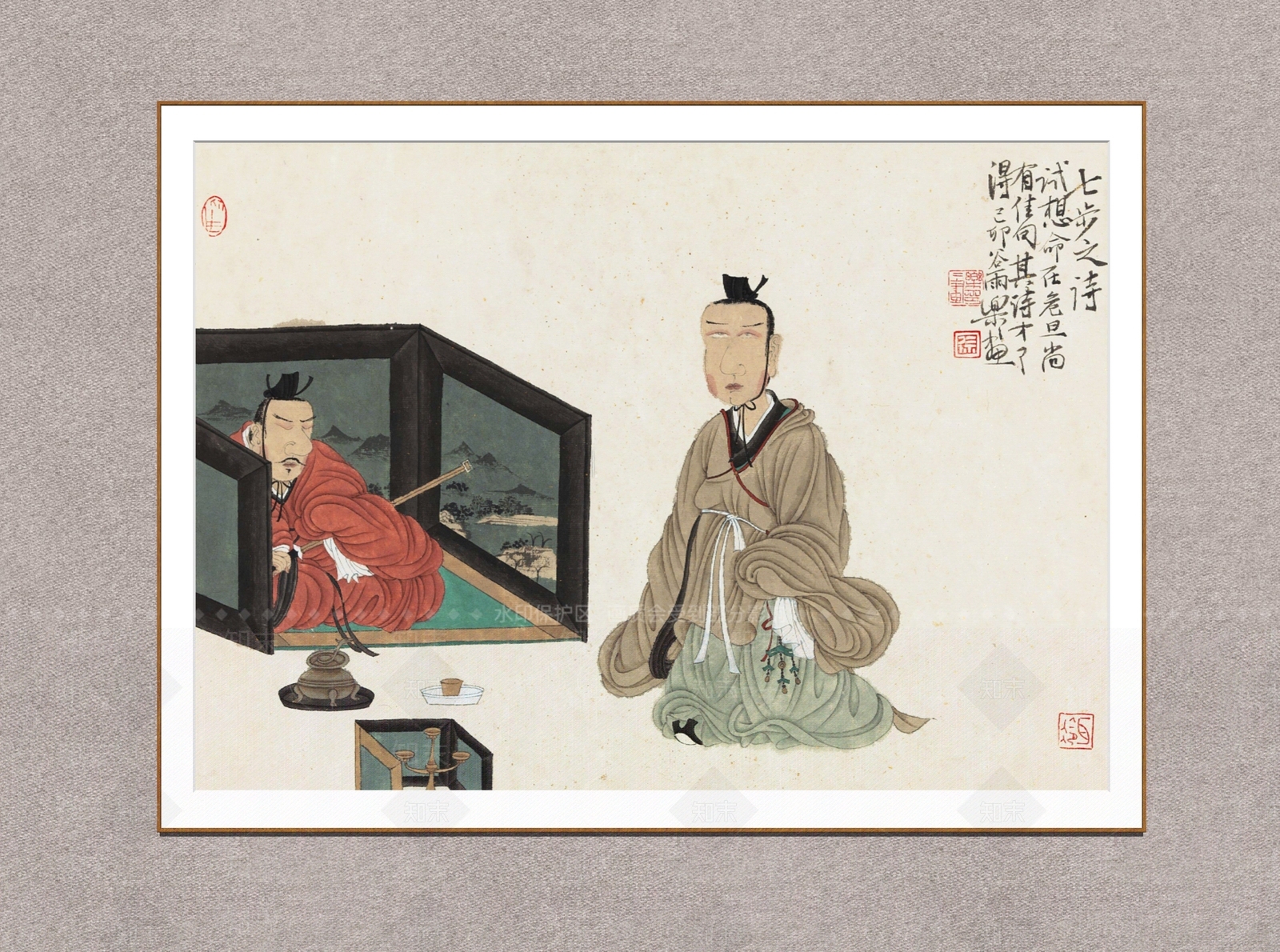 中式画框SU模型下载【ID:1231184648】