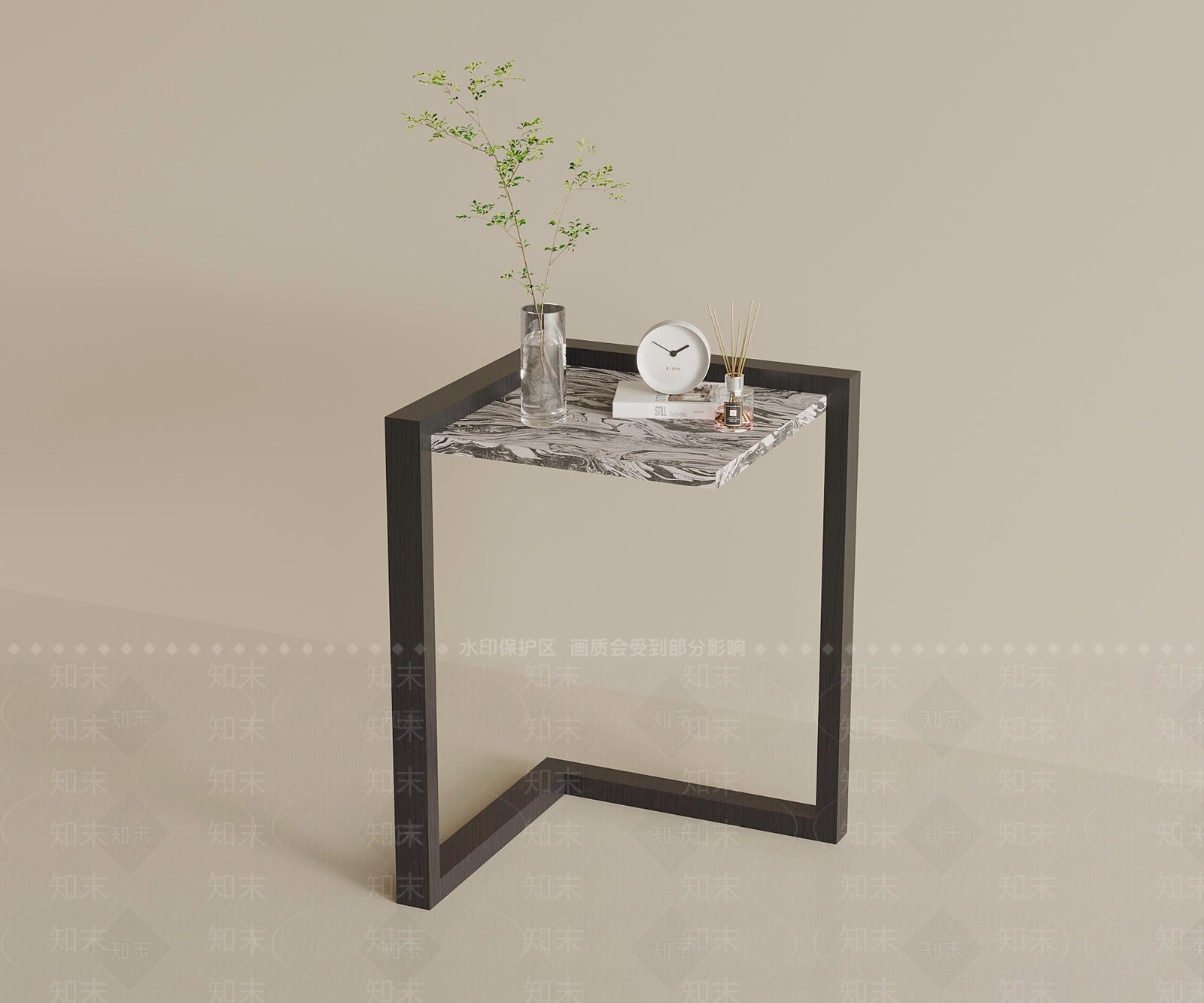 意式极简边几3D模型下载【ID:1231186566】
