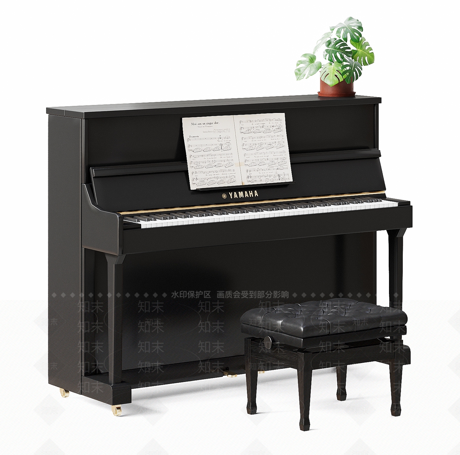 现代乐器3D模型下载【ID:1231189631】