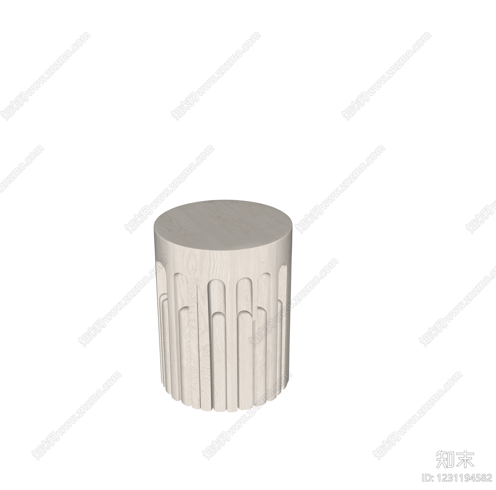 奶油风边几SU模型下载【ID:1231194582】