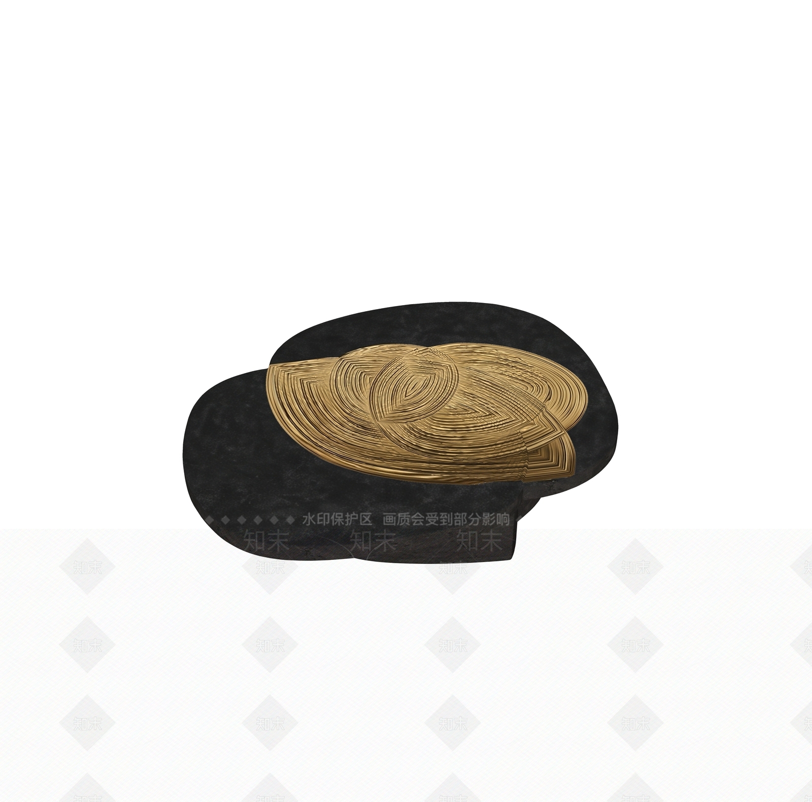 轻奢茶几SU模型下载【ID:1231194774】