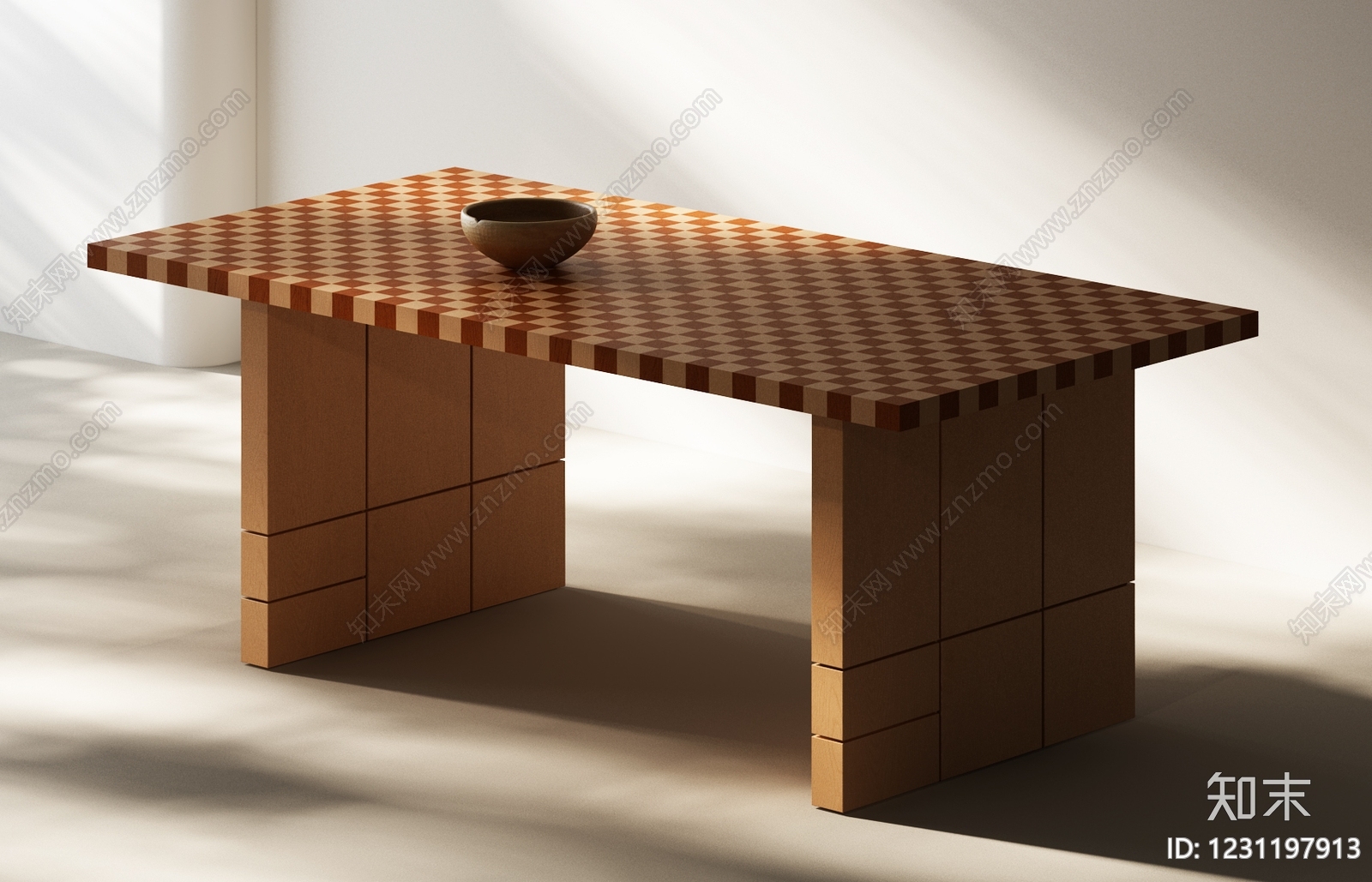 现代餐桌3D模型下载【ID:1231197913】