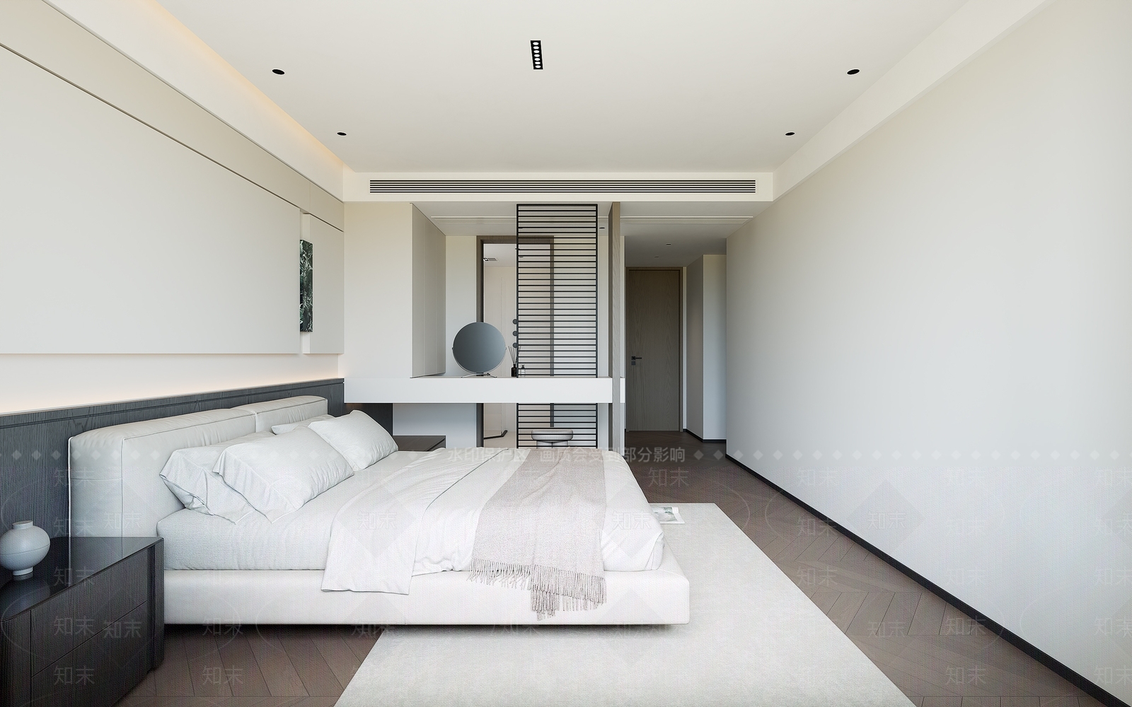 意式极简主卧3D模型下载【ID:1231198639】
