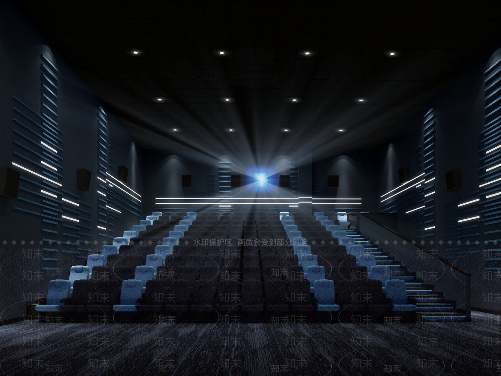 现代电影院3D模型下载【ID:1231199644】