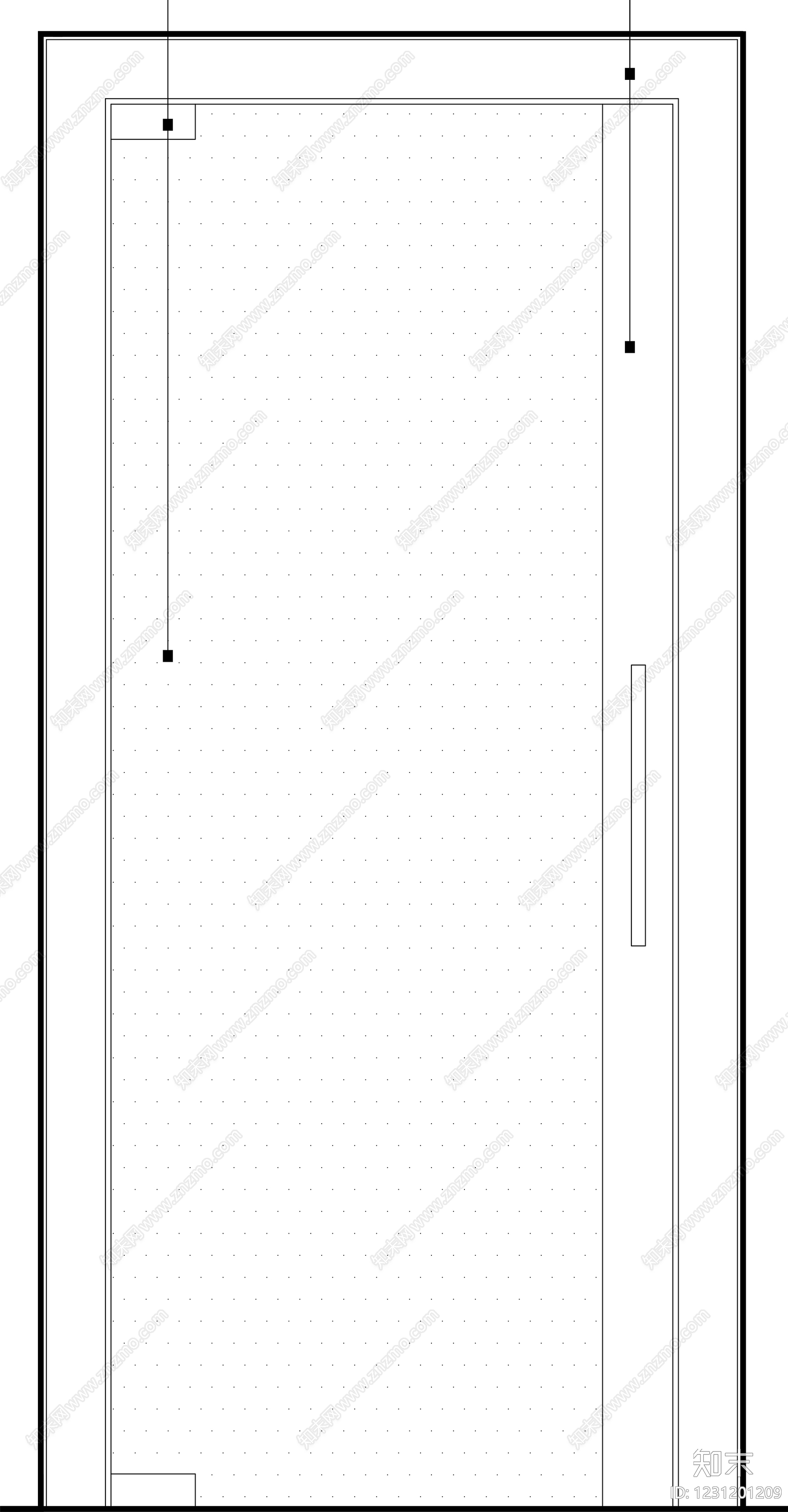 入户门cad施工图下载【ID:1231201209】