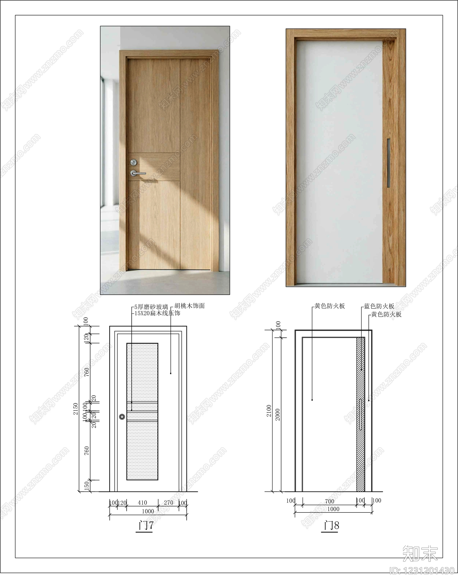 入户门cad施工图下载【ID:1231201430】