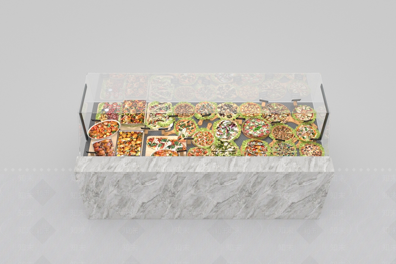 现代简约酒水食物3D模型下载【ID:1231205132】