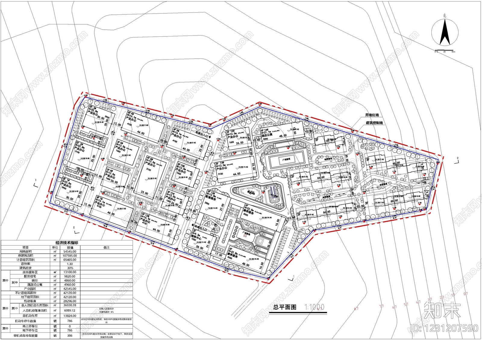 建筑平面布置图CAD图纸