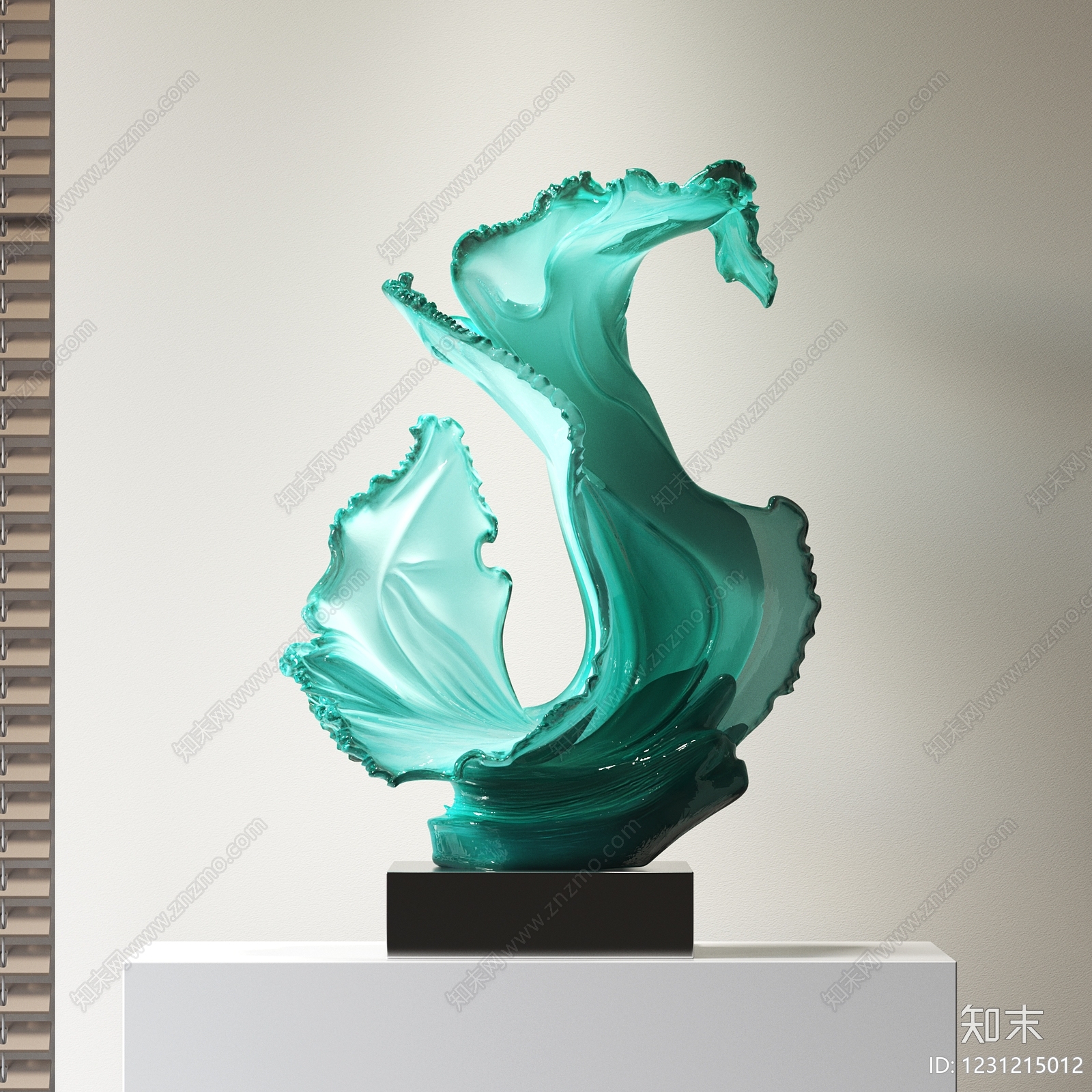 现代雕塑摆件3D模型下载【ID:1231215012】