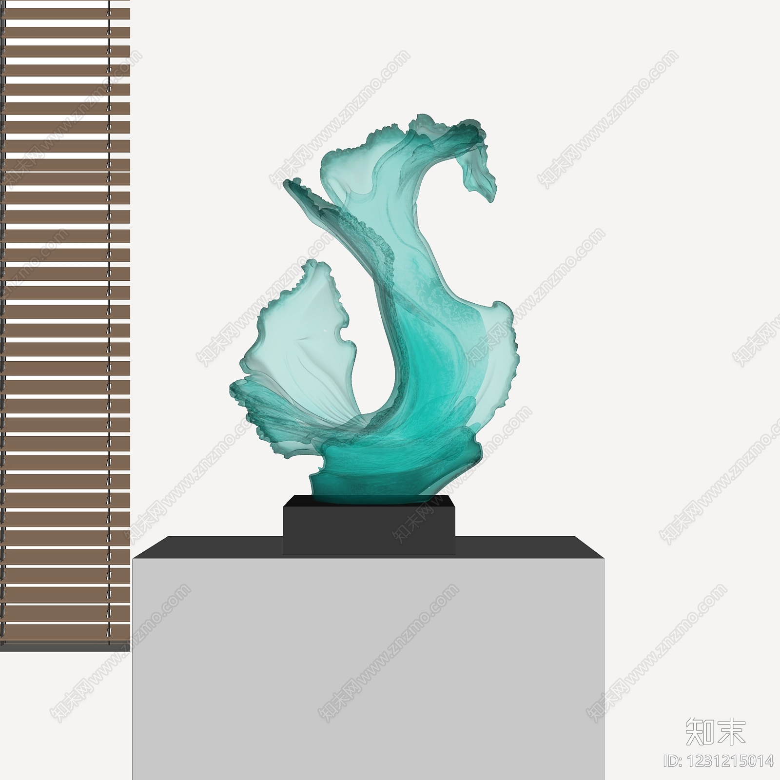现代雕塑摆件SU模型下载【ID:1231215014】