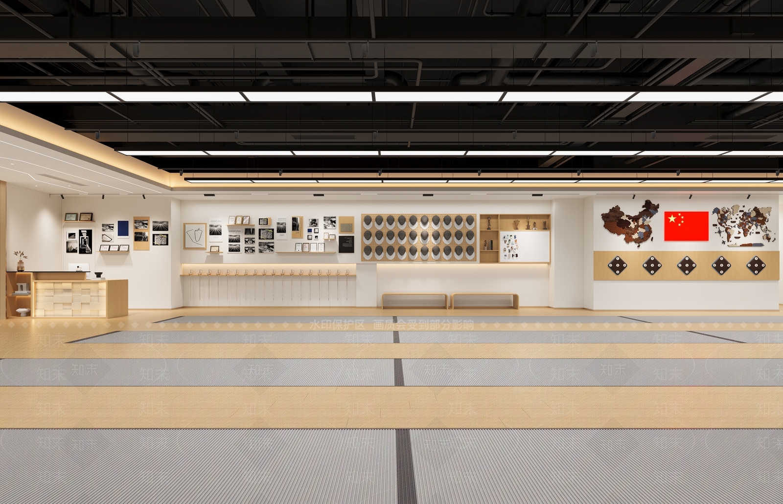 原木风其他体育空间3D模型下载【ID:1231225012】