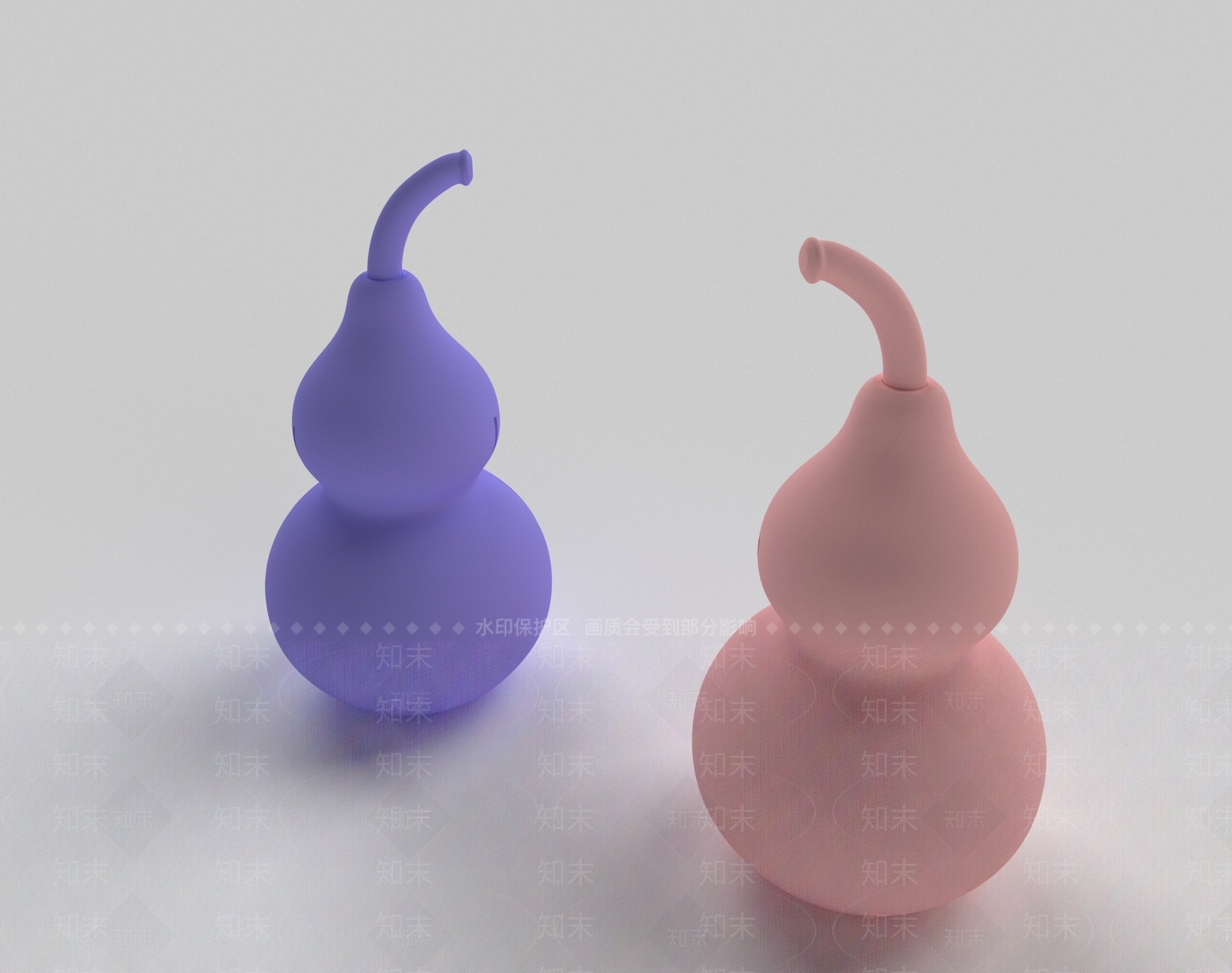 极简雕塑摆件3D模型下载【ID:1231225643】