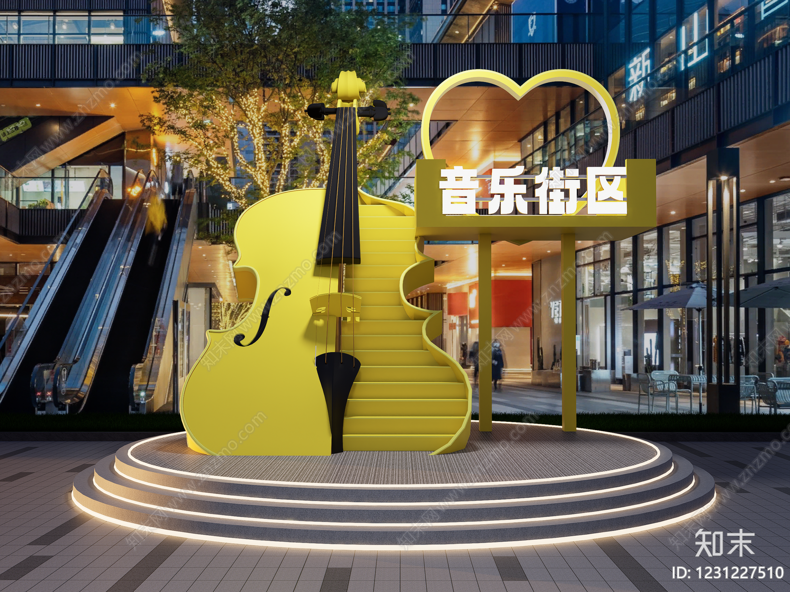 文旅美陈SU模型下载【ID:1231227510】