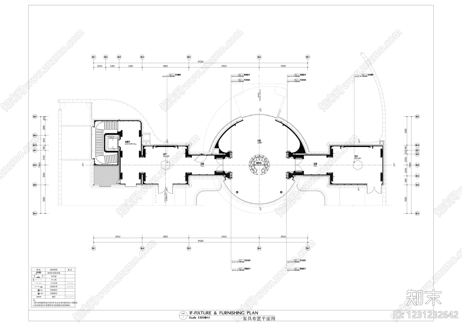 会所cad施工图下载【ID:1231232642】