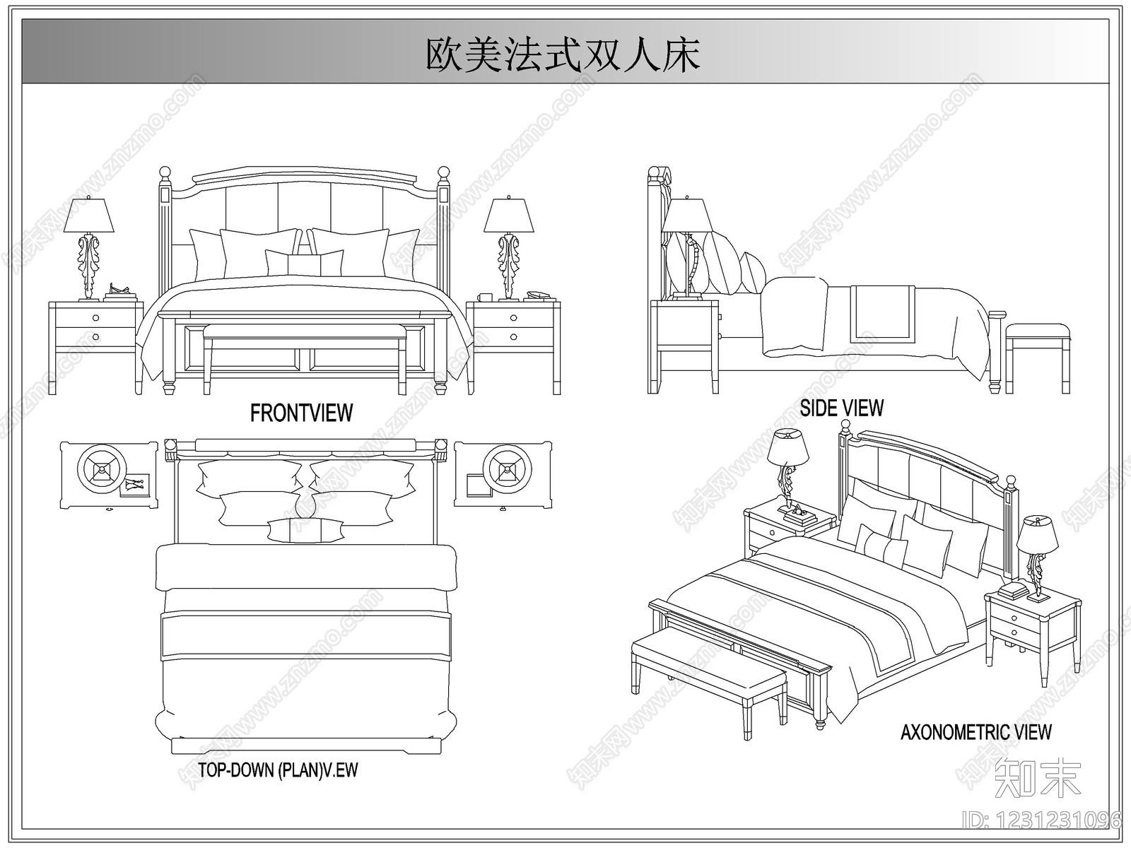 床cad施工图下载【ID:1231231096】