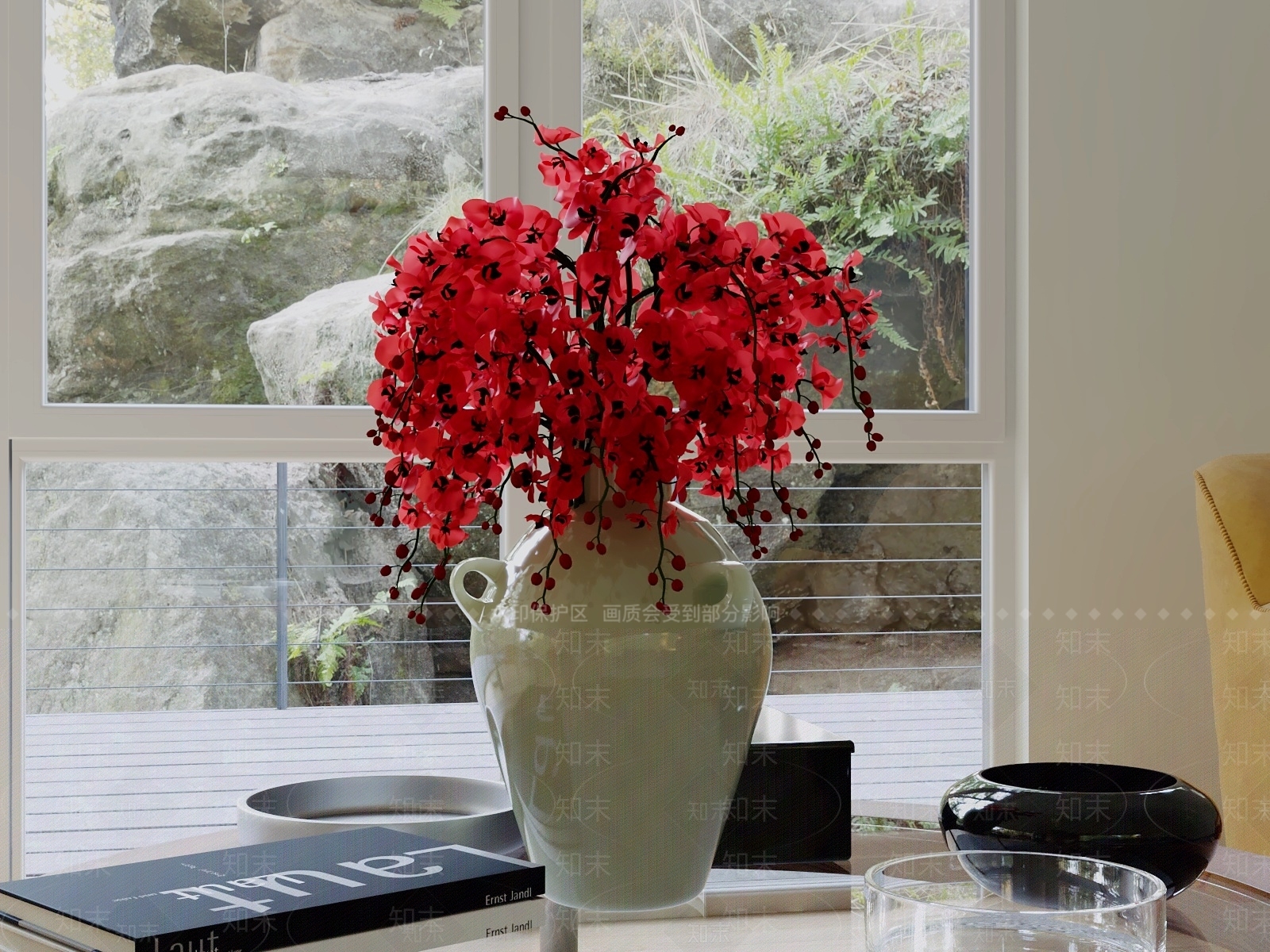 现代简约花艺3D模型下载【ID:1231231811】