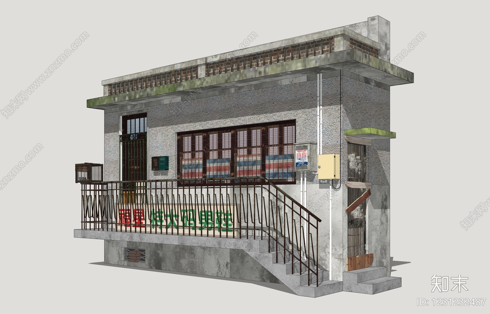 复古其他商业建筑SU模型下载【ID:1231232487】