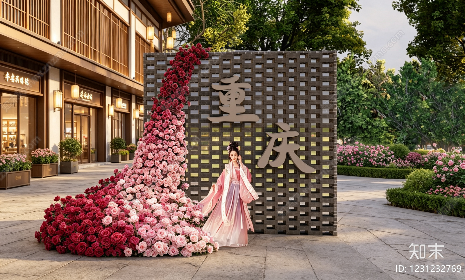 商业街景观CAD图纸