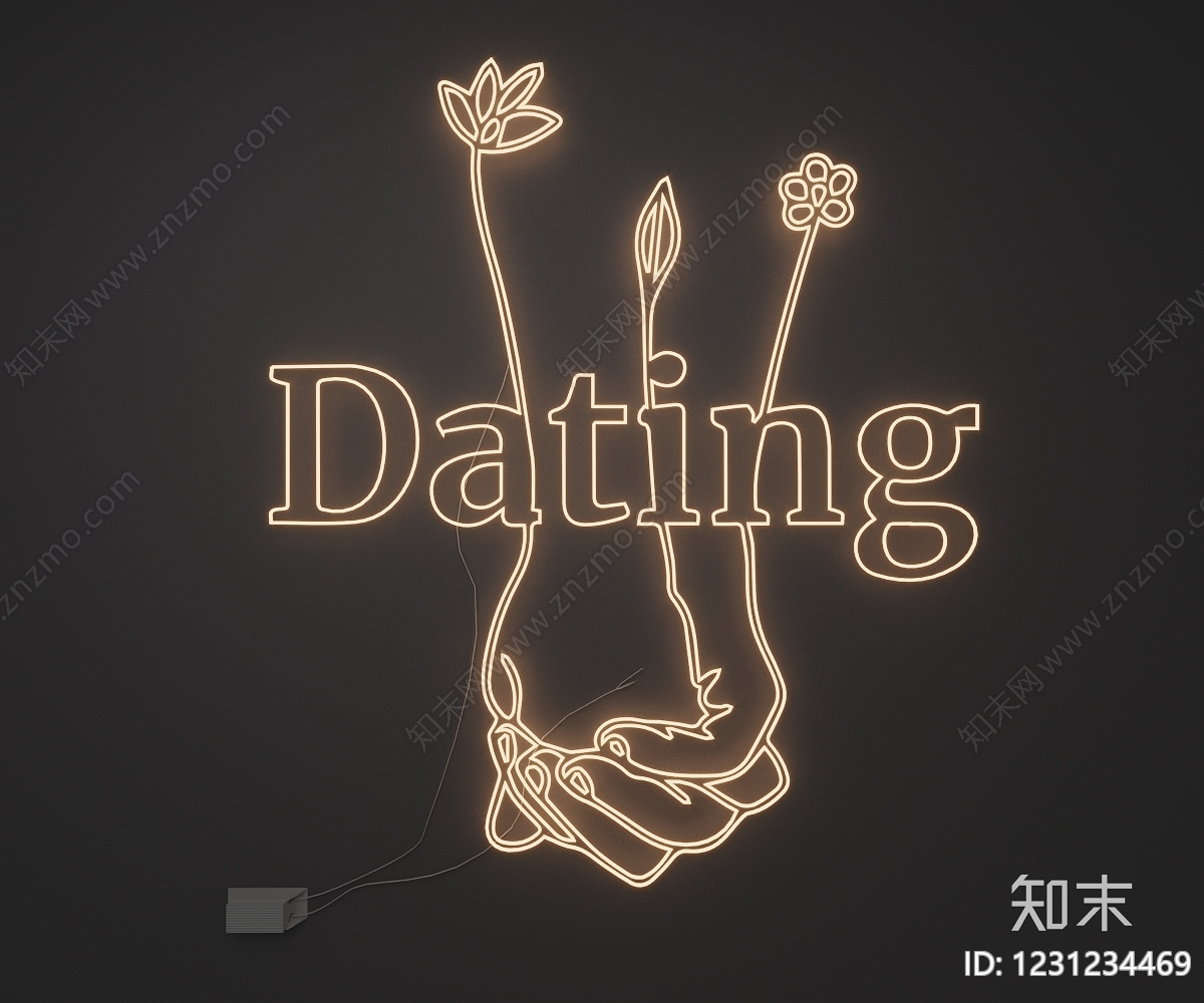 极简其他灯光装置单体SU模型下载【ID:1231234469】