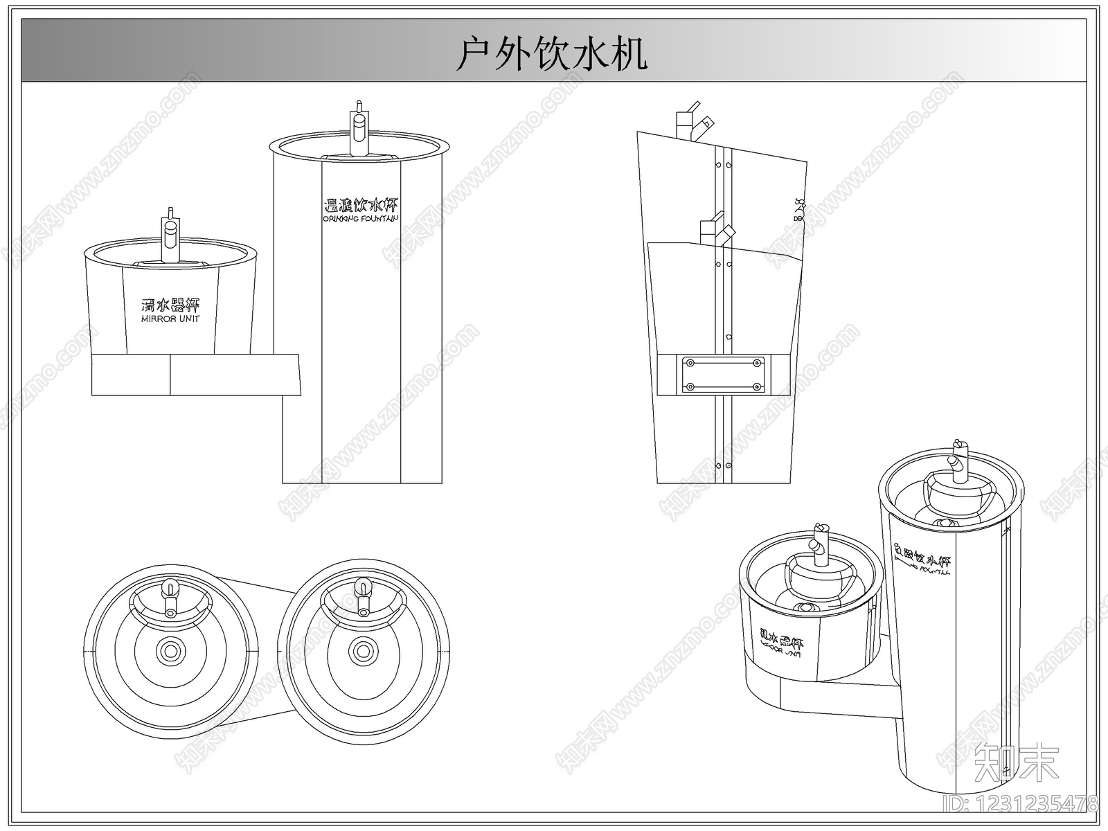 综合器材设备图库CAD图纸