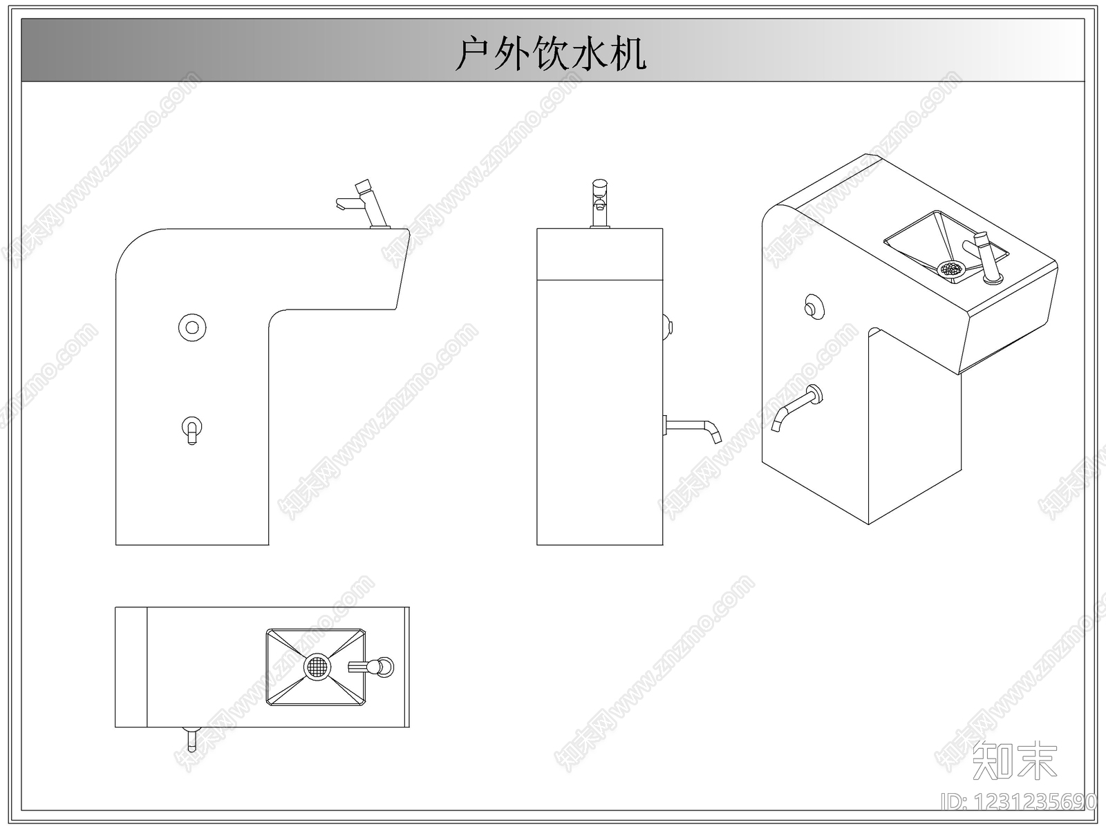 综合器材设备图库CAD图纸