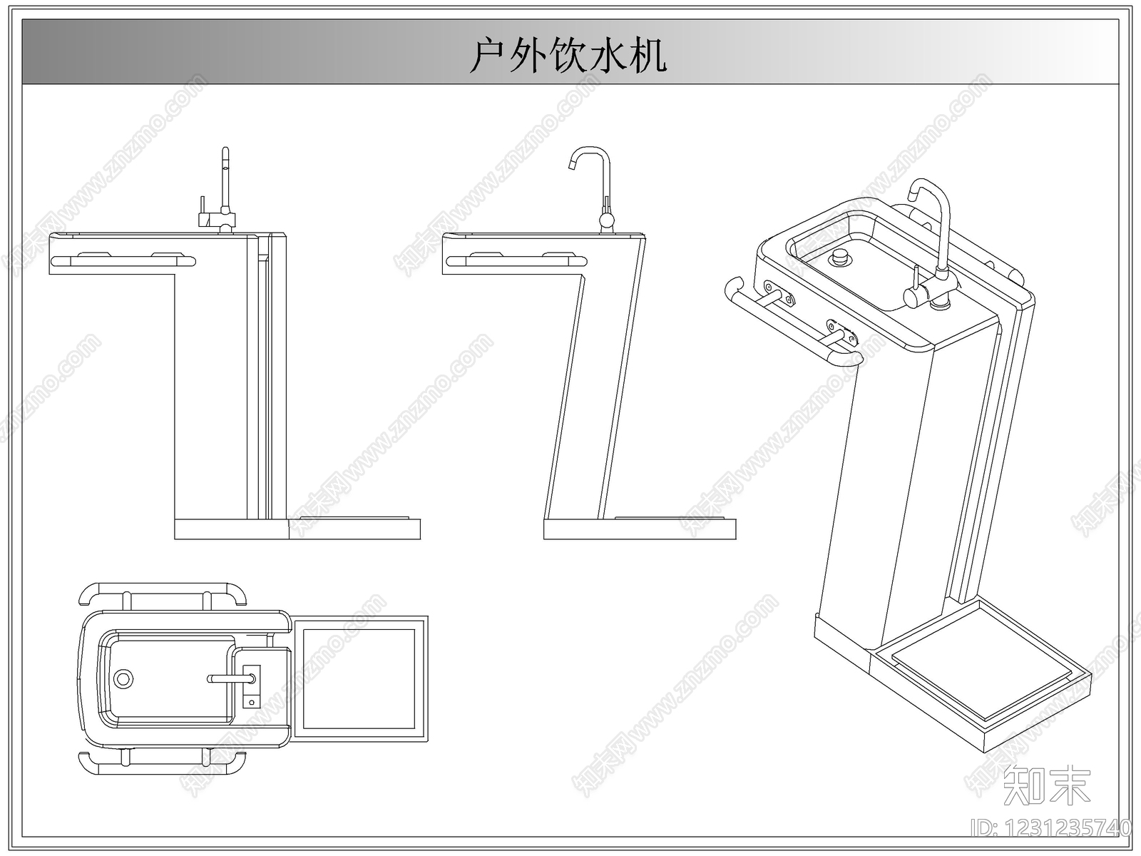 综合器材设备图库CAD图纸