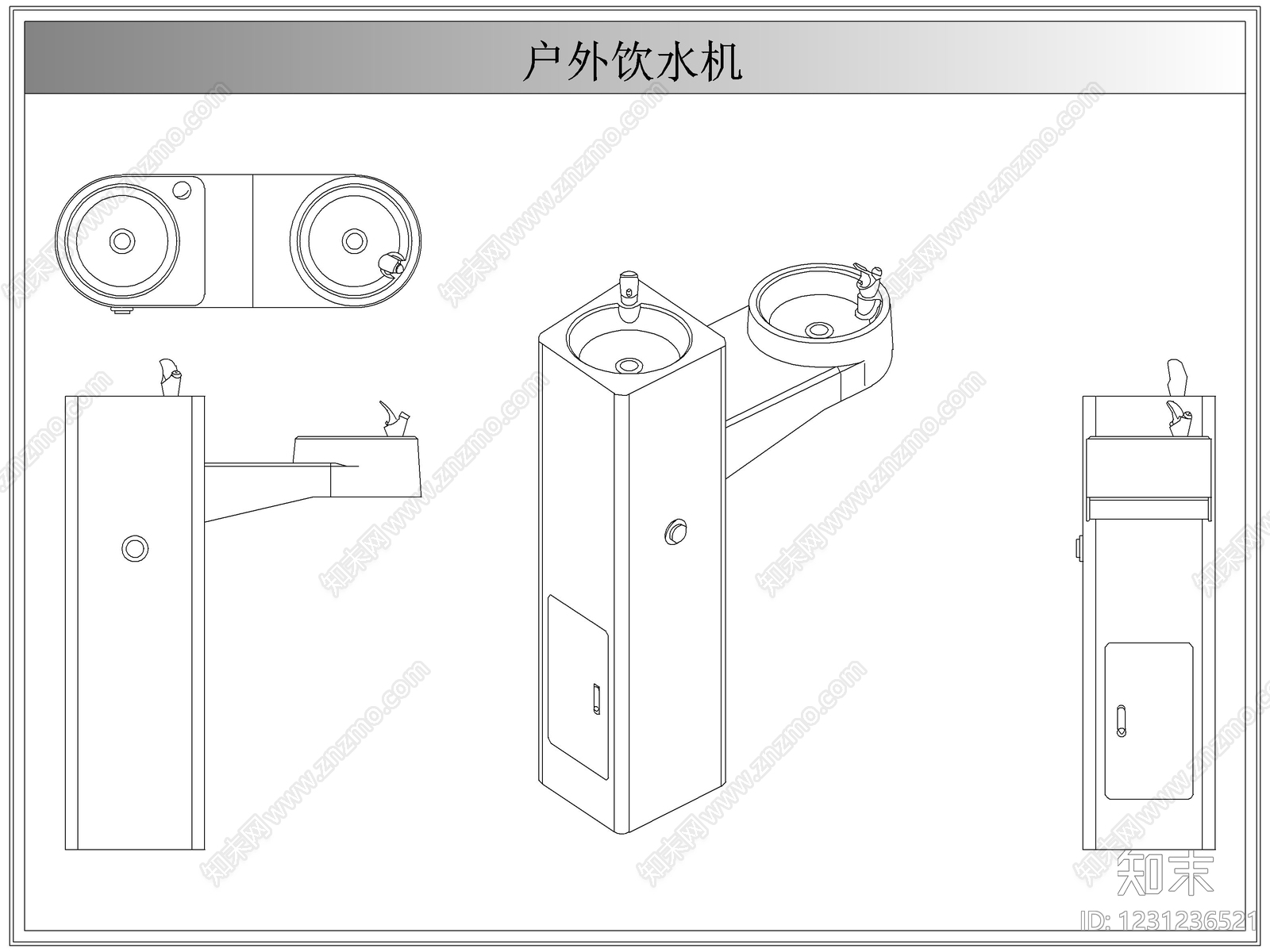 综合器材设备图库CAD图纸