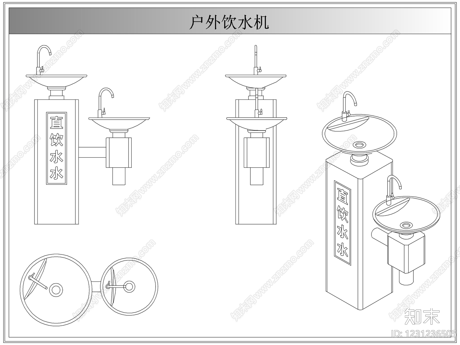综合器材设备图库CAD图纸