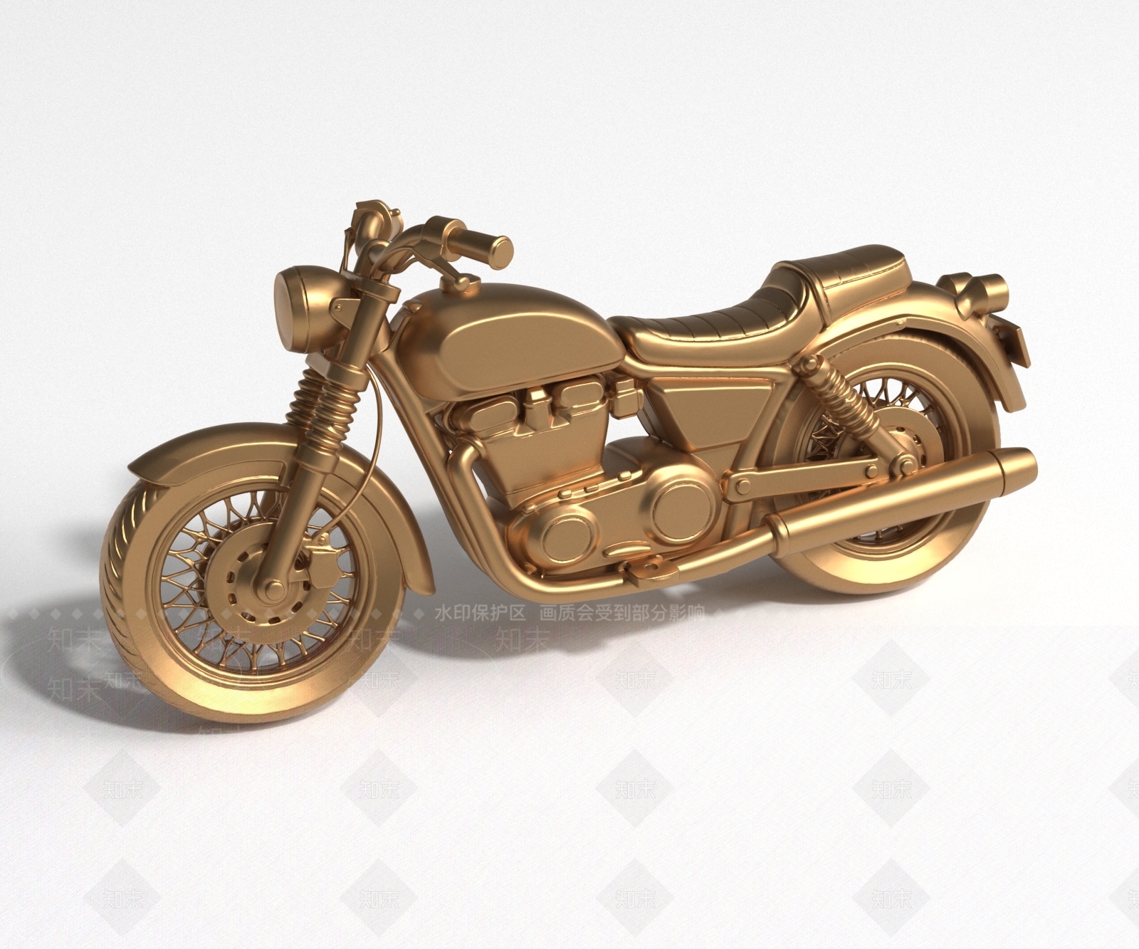 轻奢雕塑摆件3D模型下载【ID:1231248542】