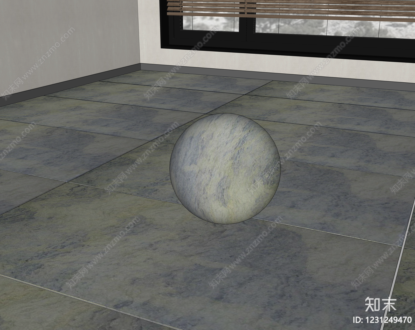 极简砖SU模型下载【ID:1231249470】