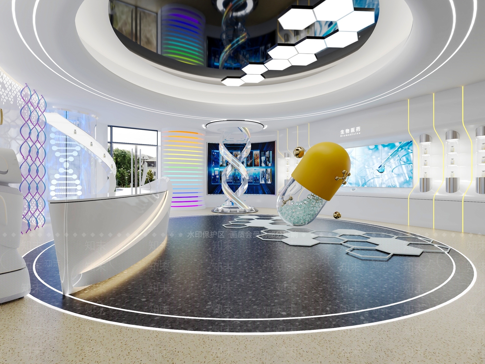 现代简约医院3D模型下载【ID:1231252072】
