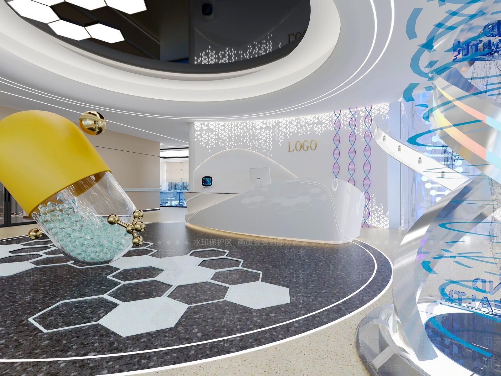 现代简约医院3D模型下载【ID:1231252072】
