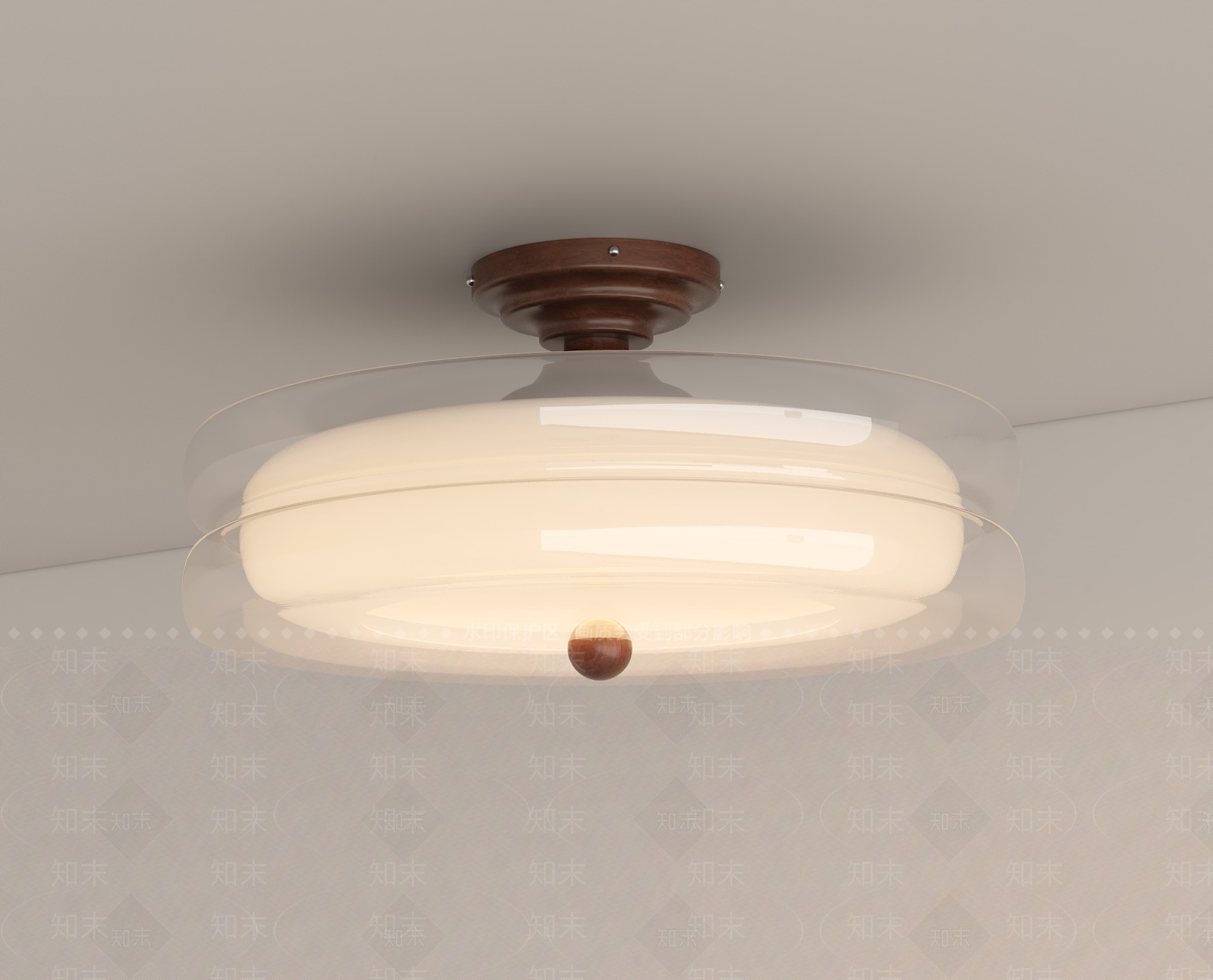 中古风儿童房吸顶灯3D模型下载【ID:1231257048】