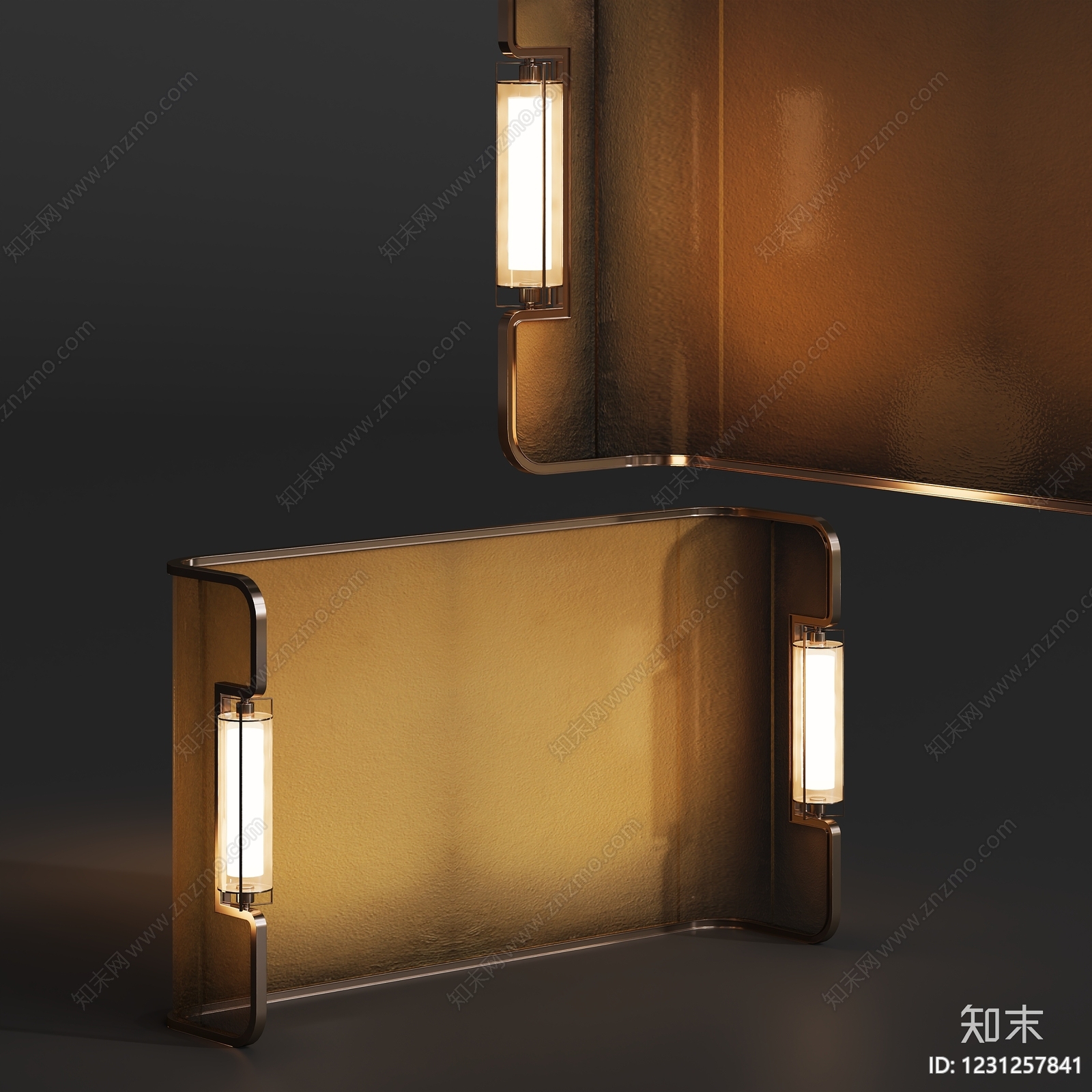 轻奢屏风SU模型下载【ID:1231257841】