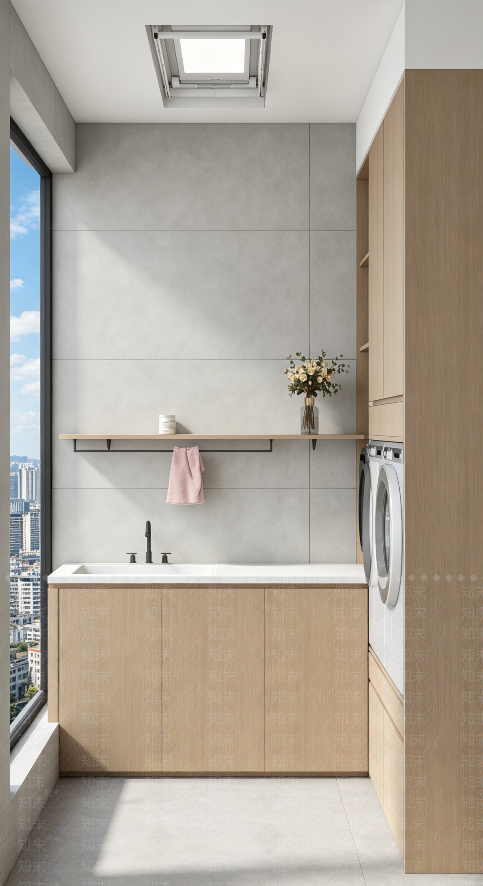 洗衣房SU模型下载【ID:1231258375】