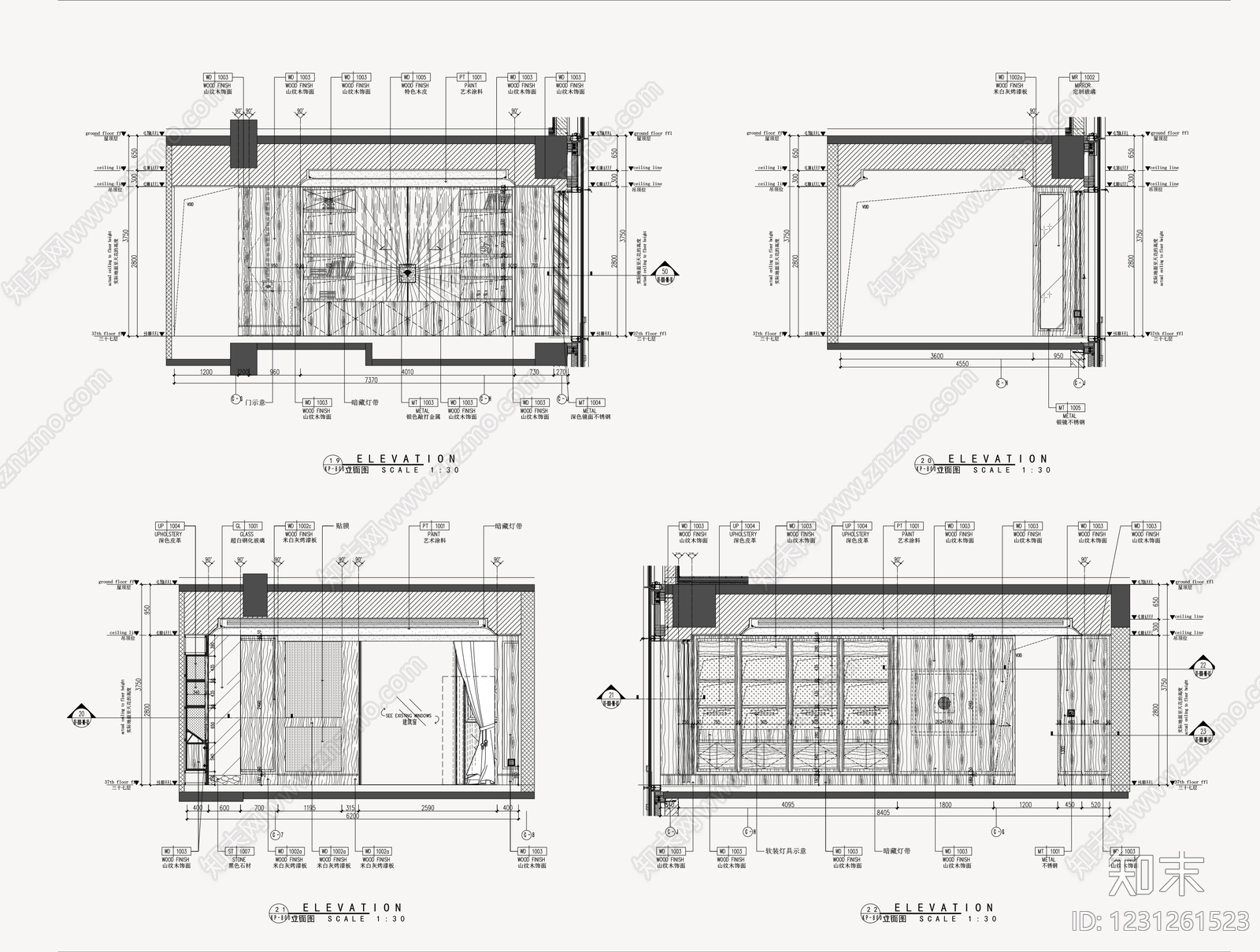 样板间cad施工图下载【ID:1231261523】