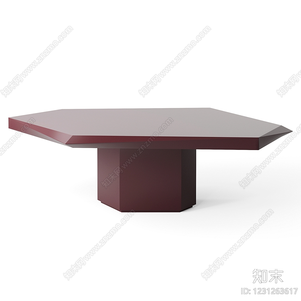 极简茶几3D模型下载【ID:1231263617】