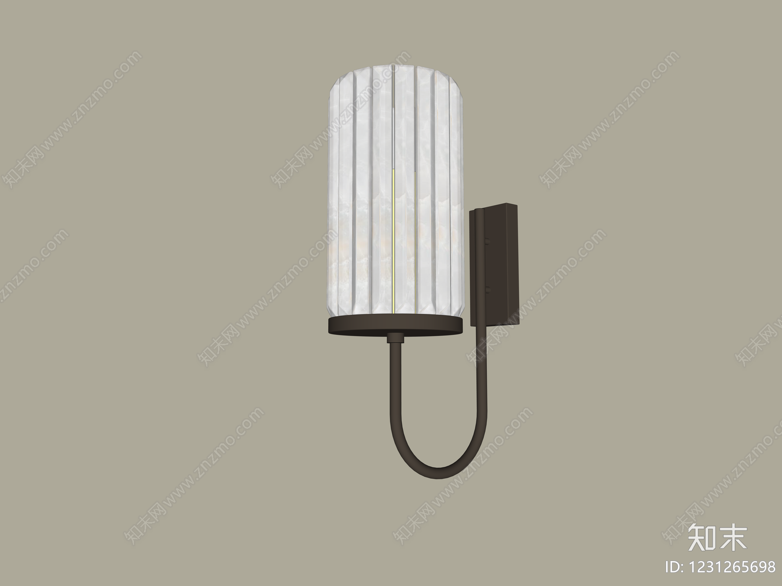 轻奢墙面壁灯SU模型下载【ID:1231265698】
