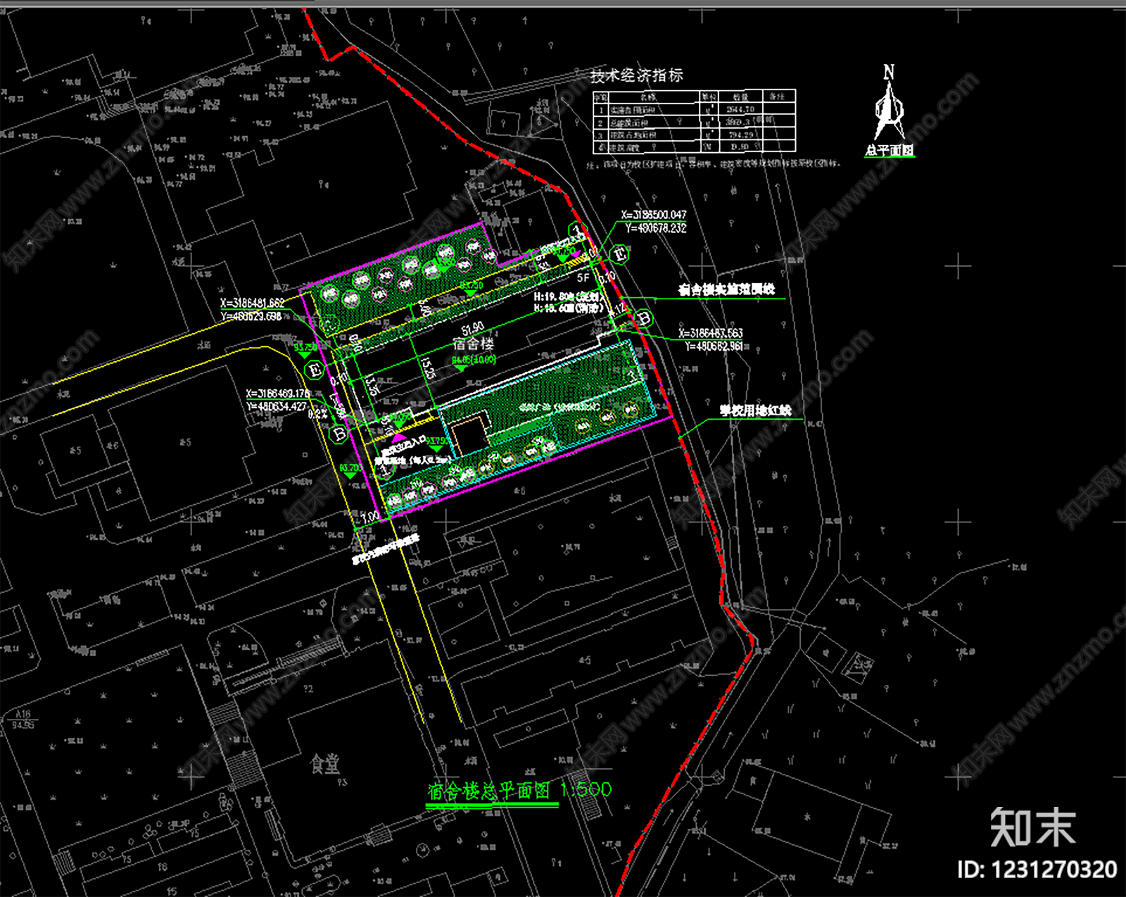 学校建筑cad施工图下载【ID:1231270320】