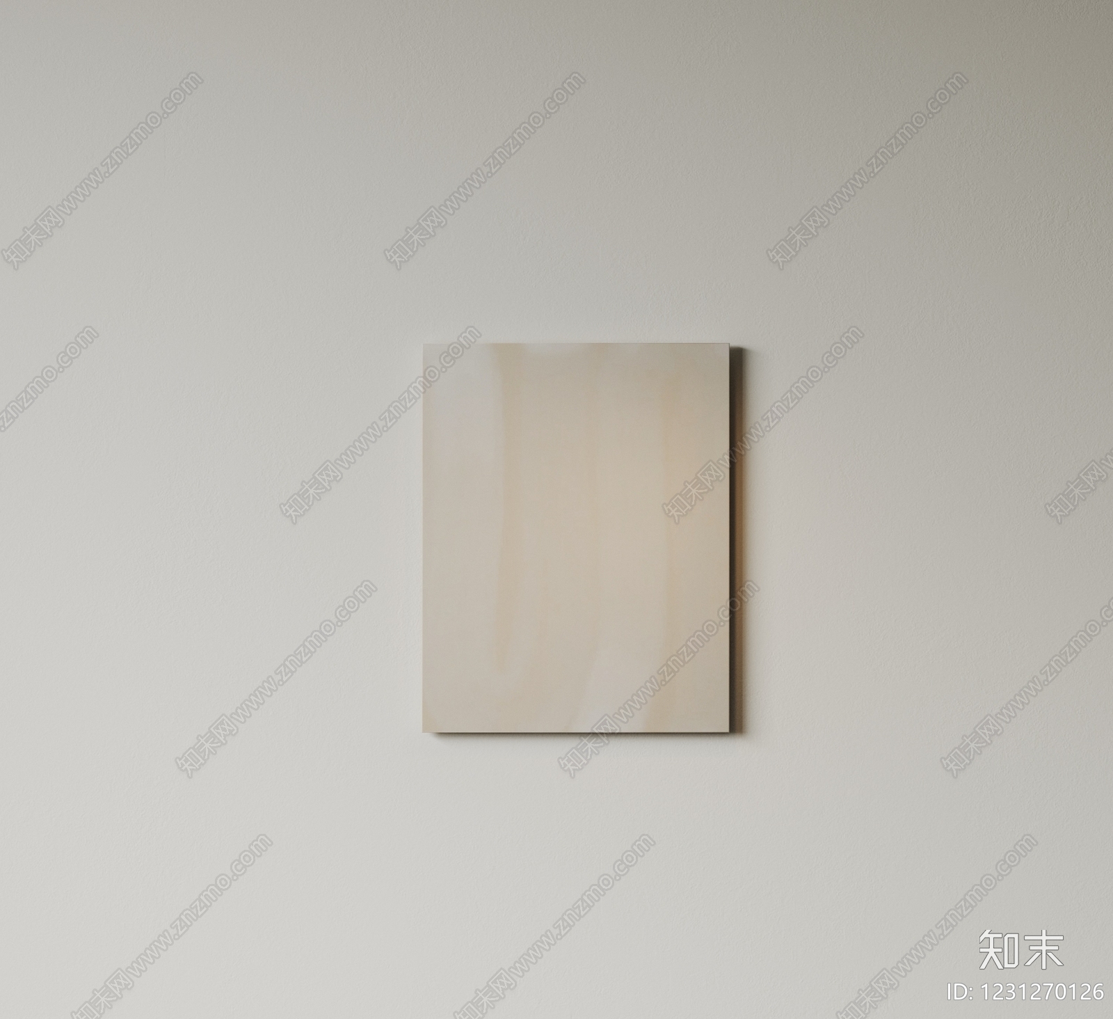 极简抽象画SU模型下载【ID:1231270126】
