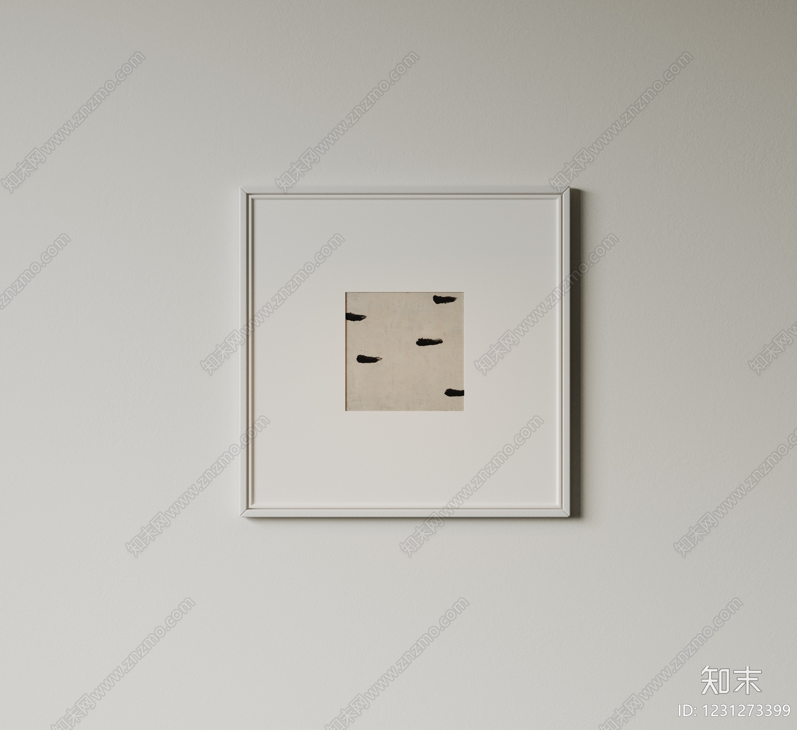极简抽象画SU模型下载【ID:1231273399】