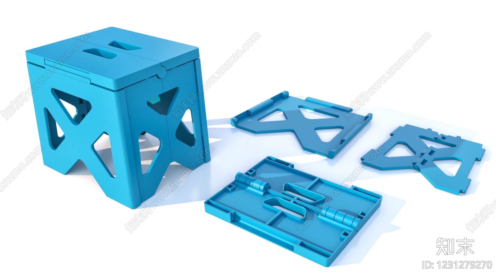 现代简约其他凳子3D模型下载【ID:1231279270】