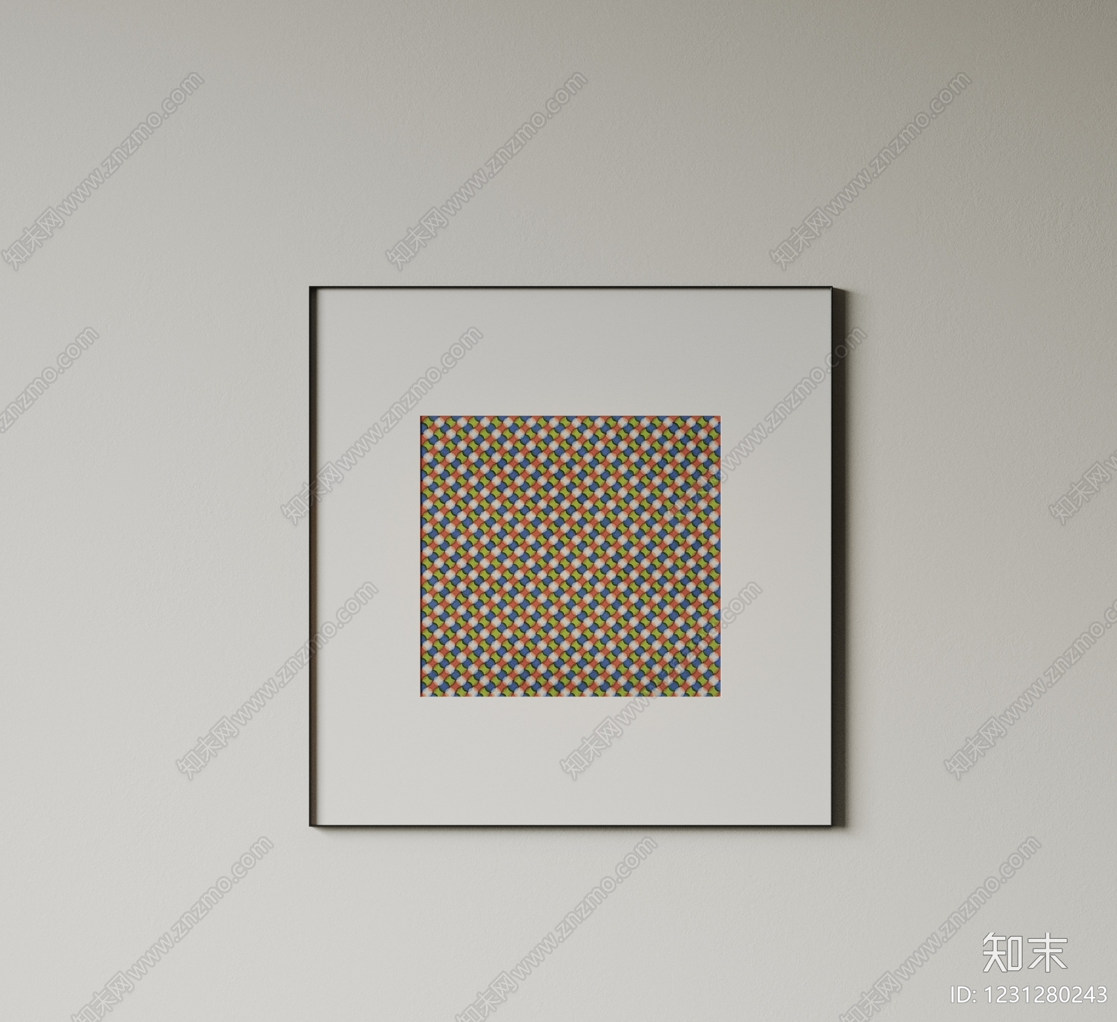 极简抽象挂画3D模型下载【ID:1231280243】