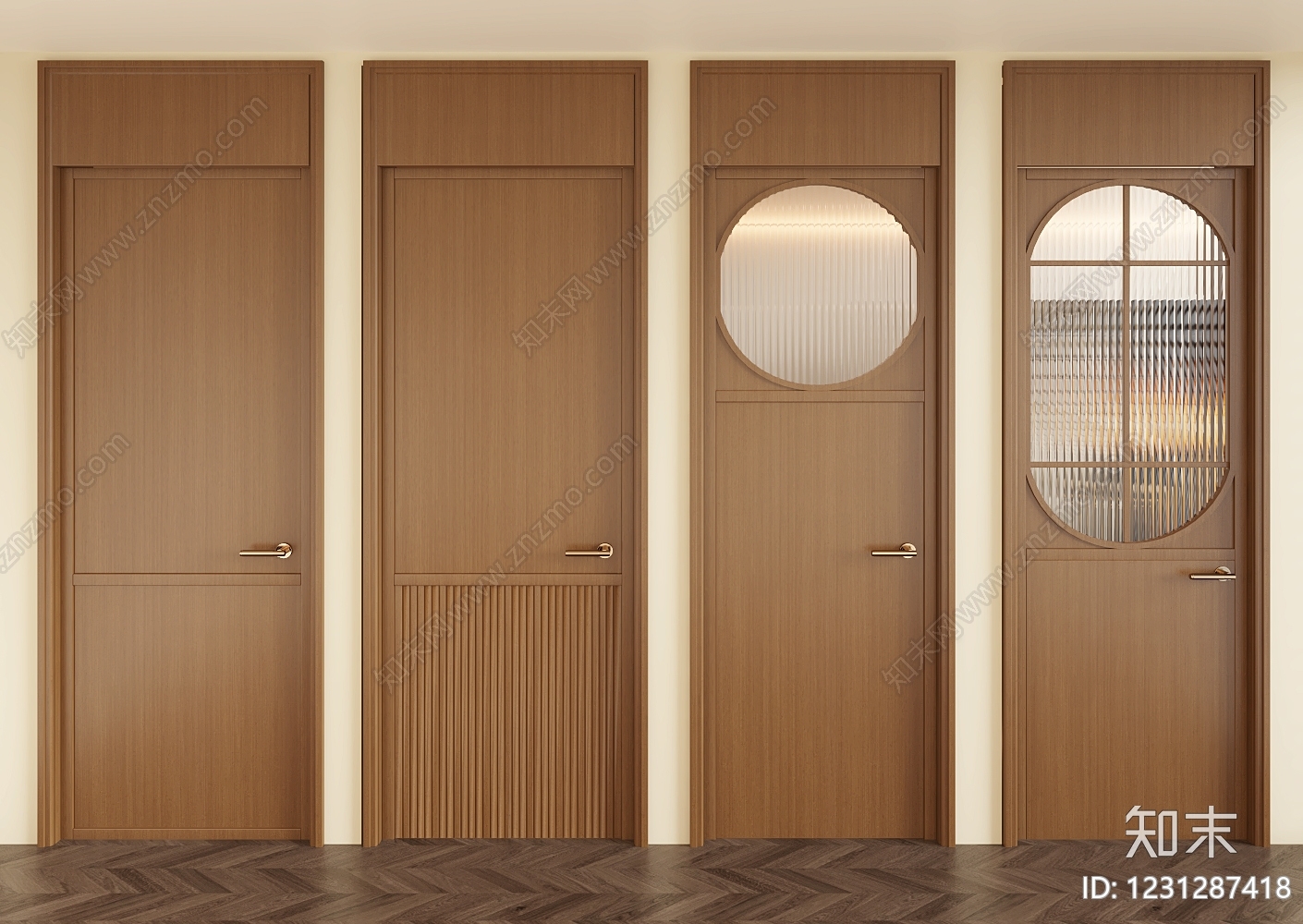 中古风门把手SU模型下载【ID:1231287418】