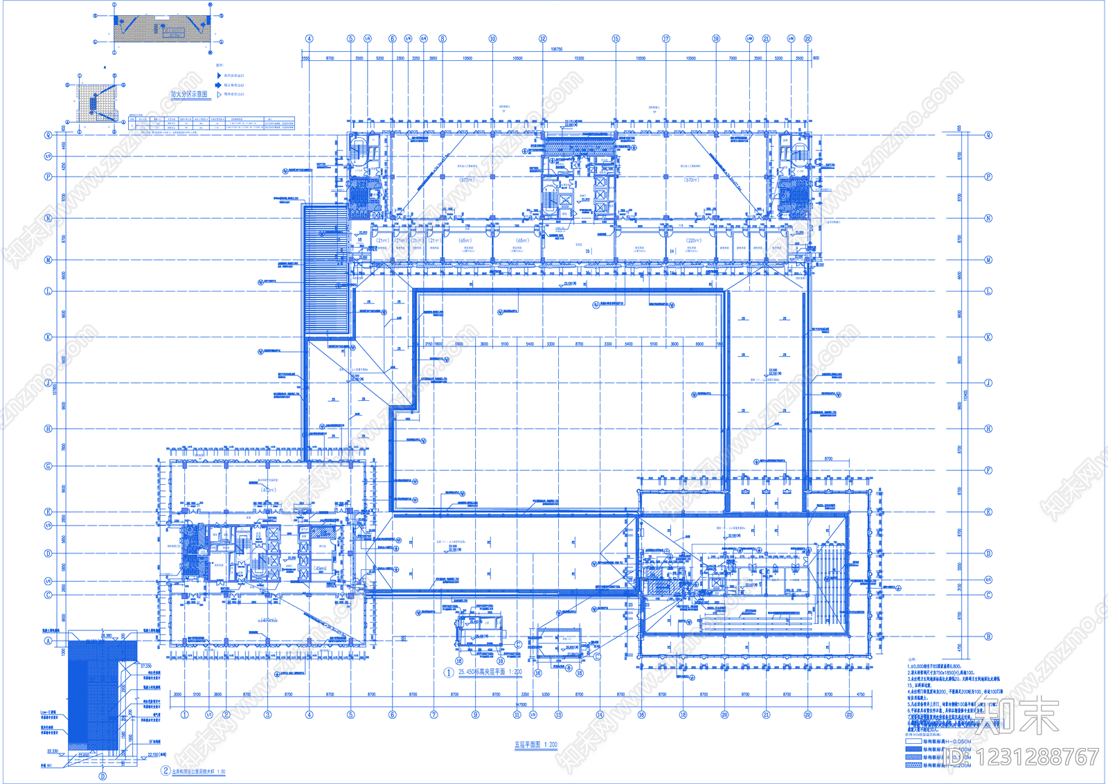 学校建筑cad施工图下载【ID:1231288767】