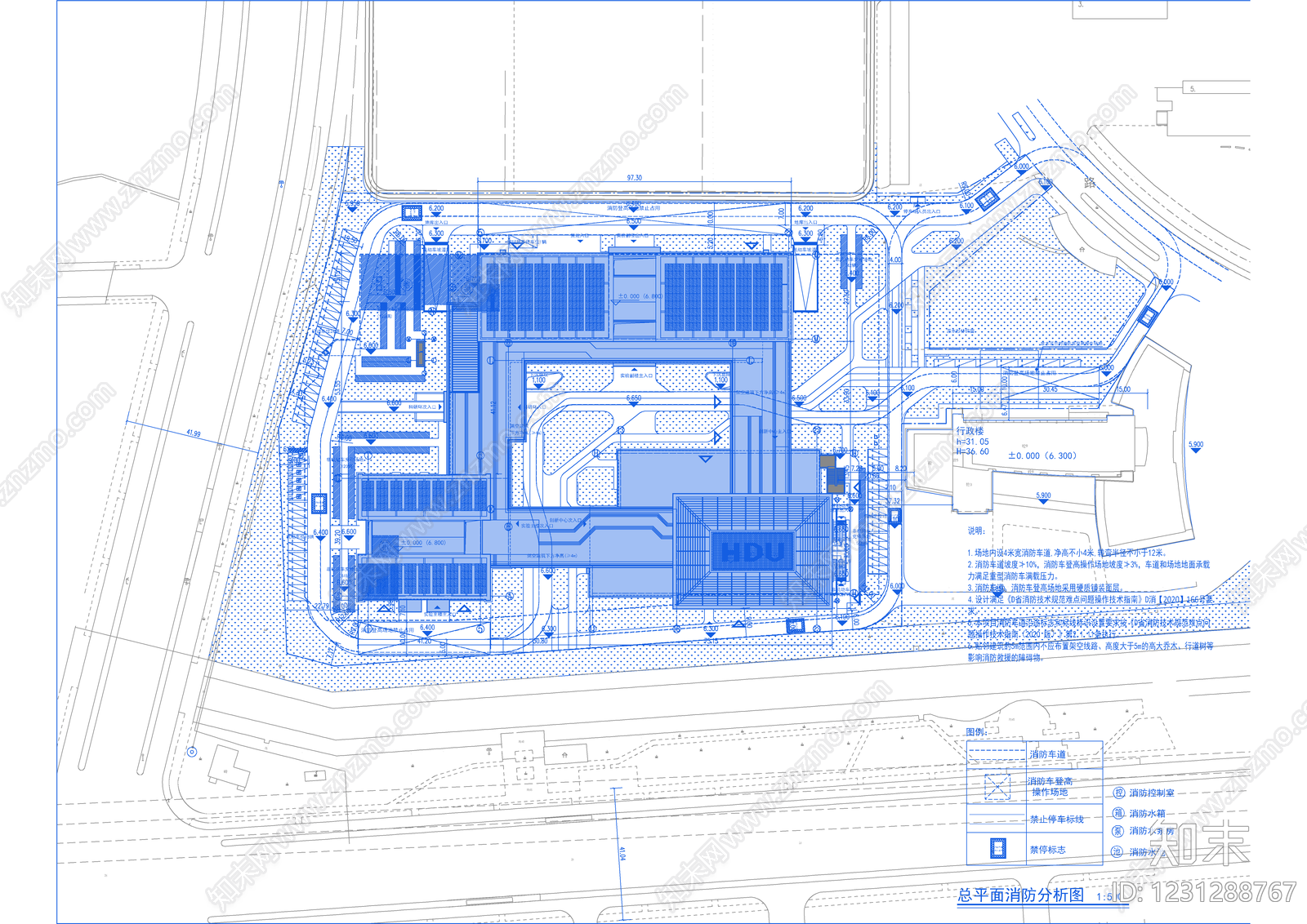 学校建筑cad施工图下载【ID:1231288767】