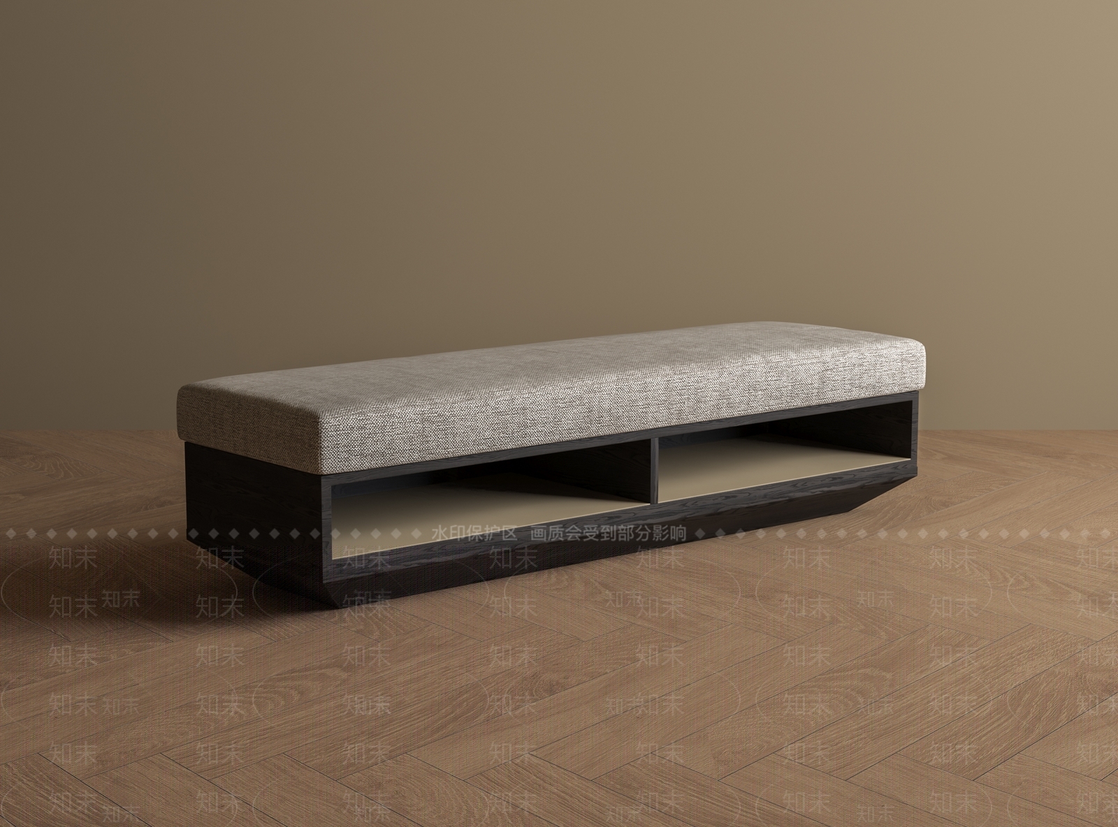 现代简约沙发凳3D模型下载【ID:1231300407】